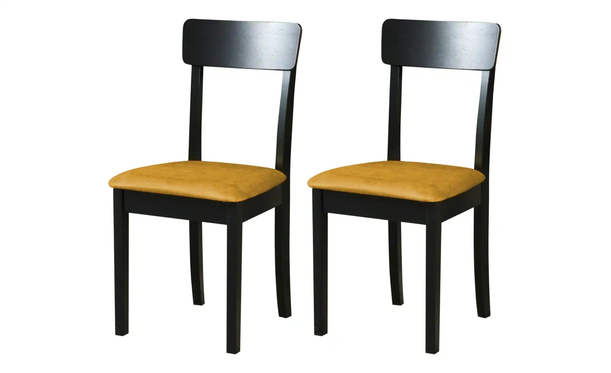Esszimmerstuhl 2er-Set   ¦ schwarz ¦ Maße (cm): B: 43 H: 86 Stühle > Küchen günstig online kaufen
