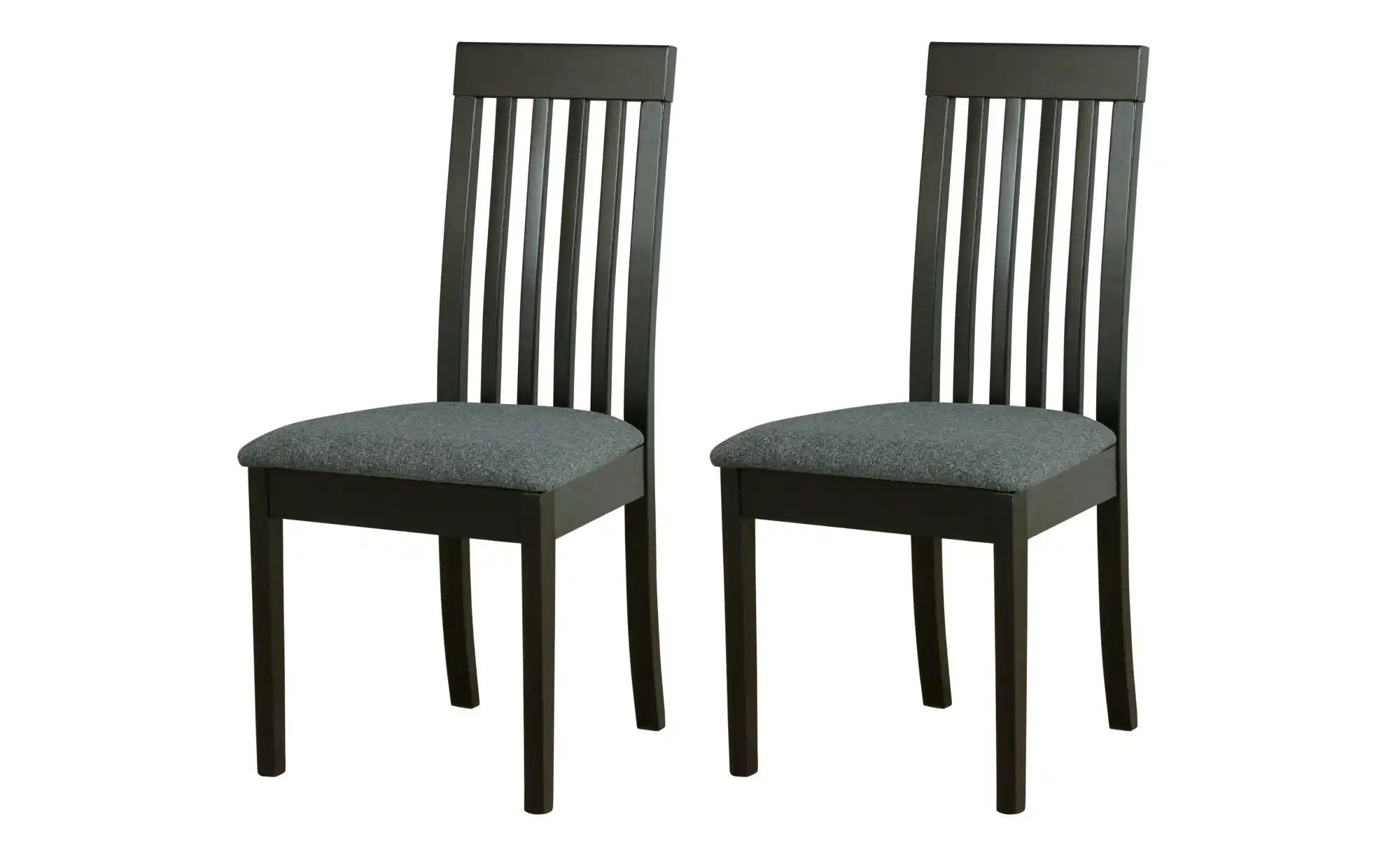 Esszimmerstuhl 2er-Set   ¦ schwarz ¦ Maße (cm): B: 45 H: 96 Stühle > Küchen günstig online kaufen