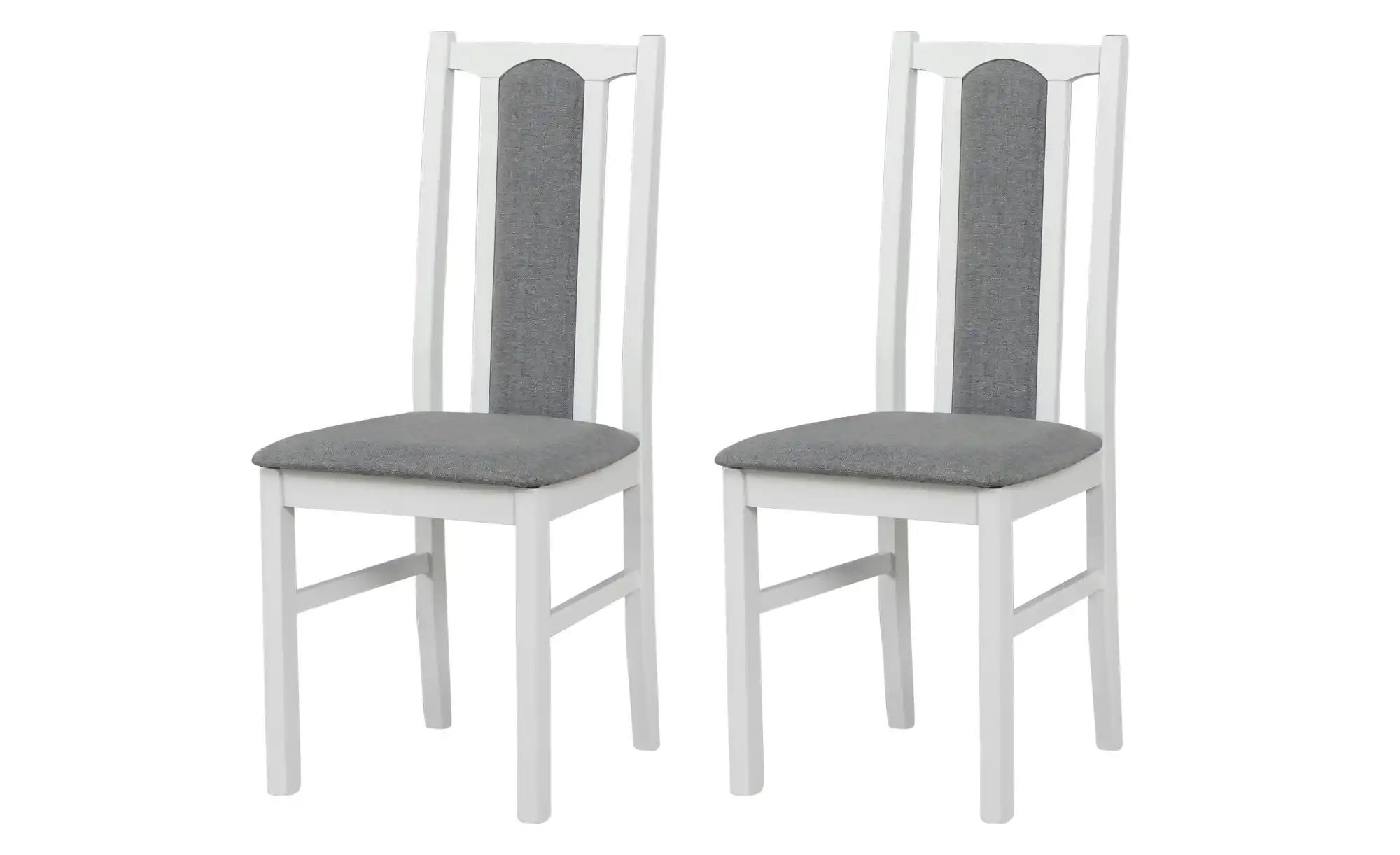 Esszimmerstuhl 2er-Set   ¦ weiß ¦ Maße (cm): B: 43 H: 94 Stühle > Küchenstü günstig online kaufen