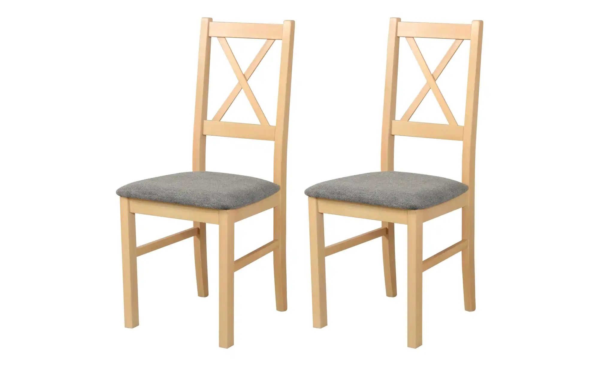 Esszimmerstuhl 2er-Set   ¦ gold ¦ Maße (cm): B: 43 H: 94 Stühle > Küchenstü günstig online kaufen