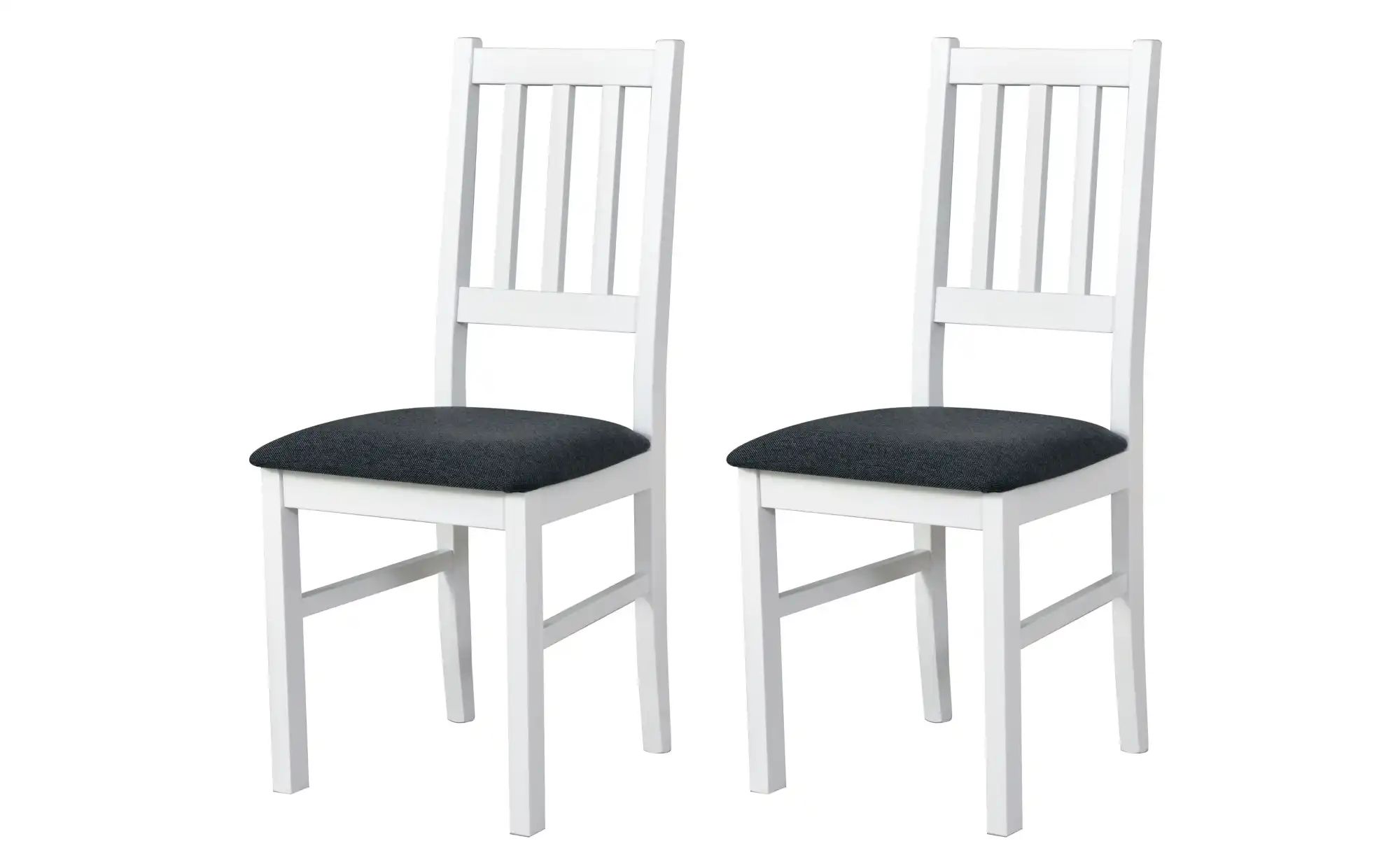 Esszimmerstuhl 2er-Set   ¦ weiß ¦ Maße (cm): B: 43 H: 94 Stühle > Küchenstü günstig online kaufen