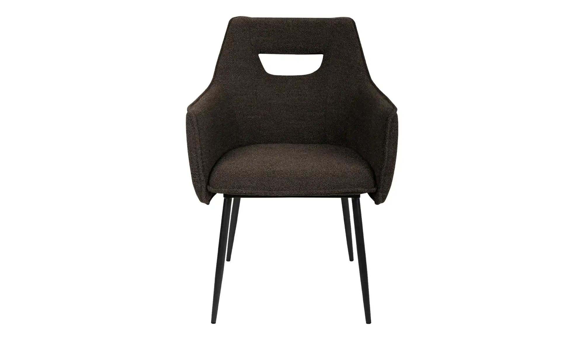 Thumbnail - uno Esszimmerstuhl  Siggi ¦ braun ¦ Maße (cm): B: 61 H: 85,4 T: 62.5 Stühle > Esszimmerstühle > Esszimmerstühle mit Arml...