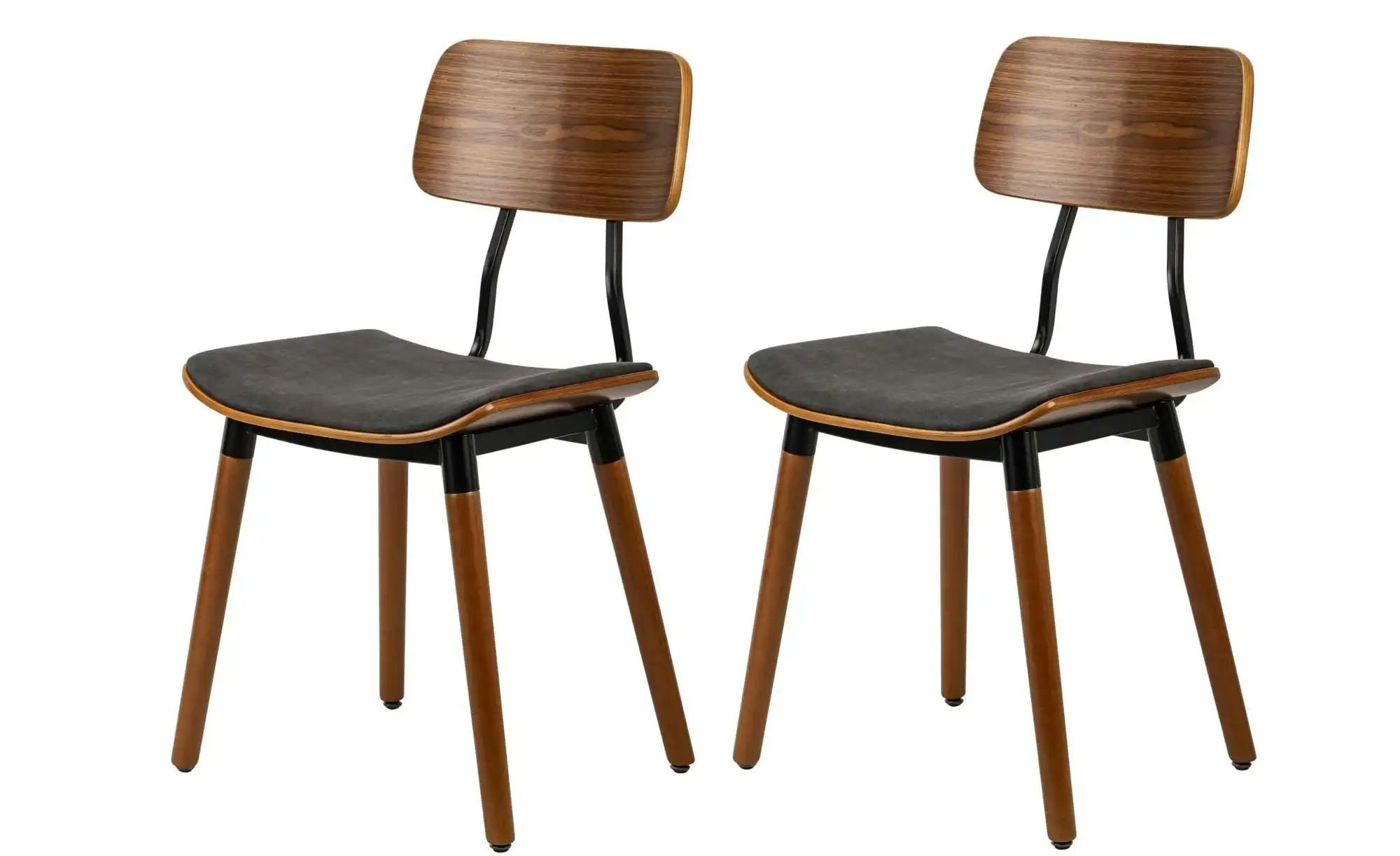 Stuhl  Victoria ¦ schwarz ¦ Maße (cm): B: 44 H: 82 Stühle > Polsterstühle - günstig online kaufen