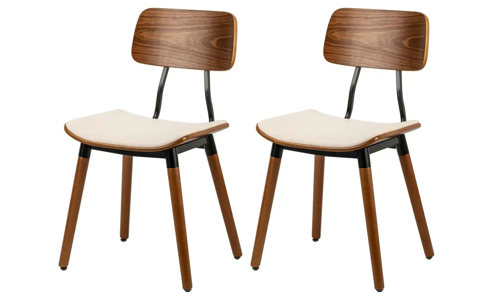 Stuhl  Victoria ¦ beige ¦ Maße (cm): B: 44 H: 82 Stühle > Polsterstühle - H günstig online kaufen