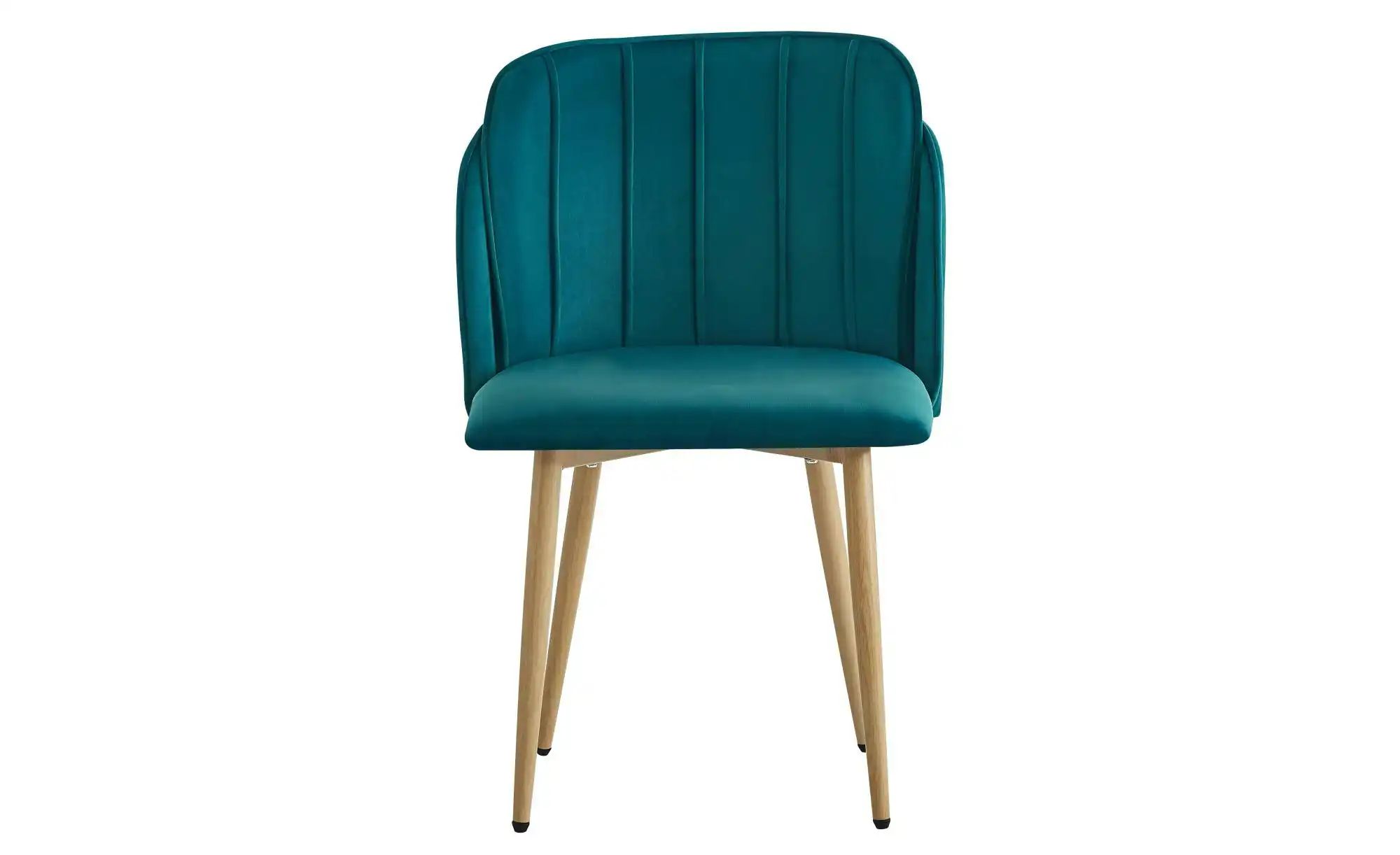 Stuhl 2er-Set  Nora ¦ blau ¦ Maße (cm): B: 51 H: 85 Stühle > Polsterstühle günstig online kaufen