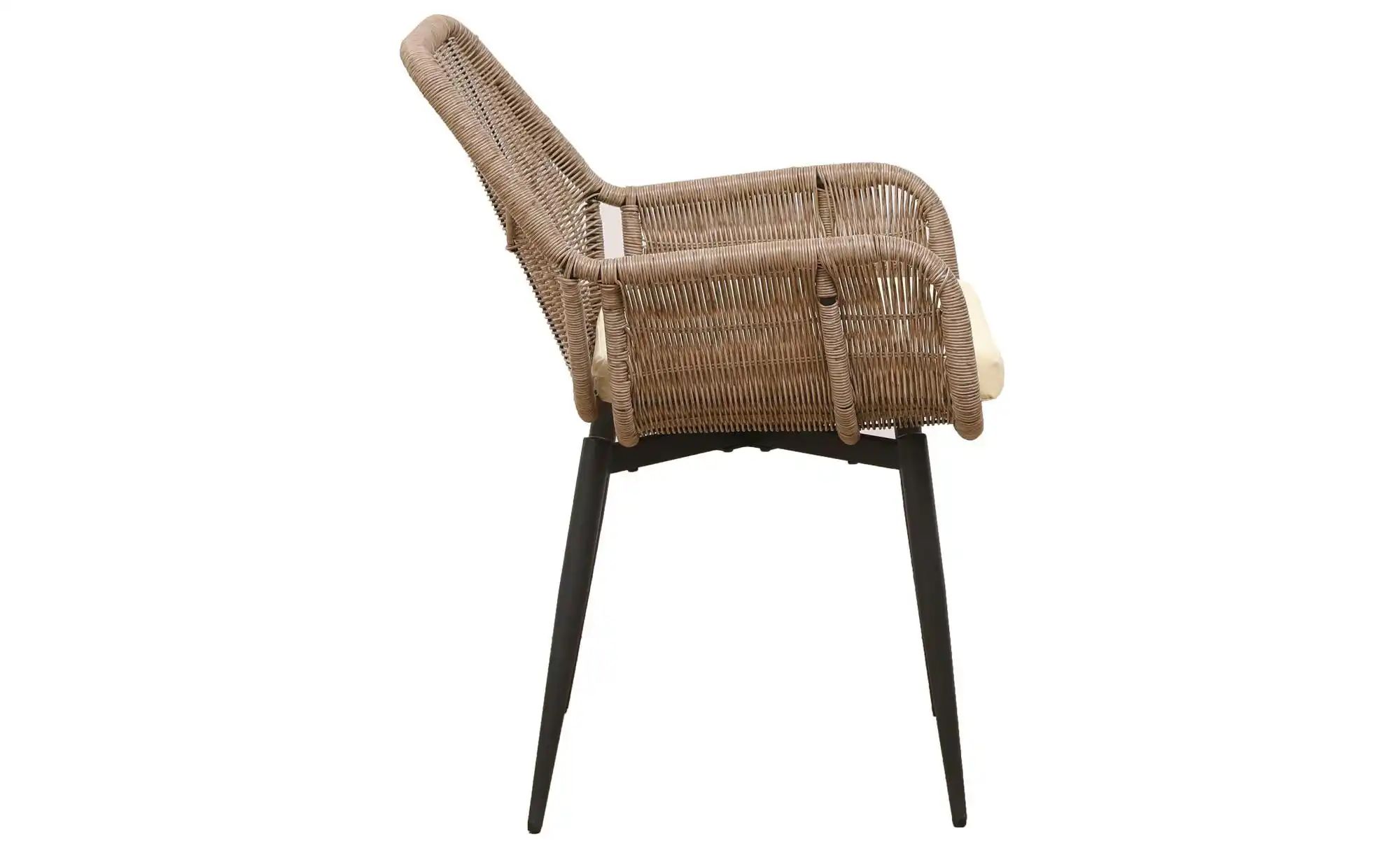 Stuhl 2er-Set  Hanoi ¦ braun ¦ Maße (cm): B: 57 H: 84 Stühle > Rattanstühle günstig online kaufen