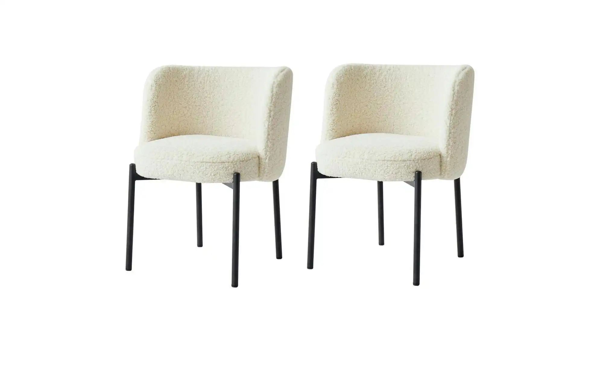 Stuhl 2er-Set  Grimstad ¦ weiß ¦ Maße (cm): B: 50 H: 76 Stühle > Polsterstü günstig online kaufen