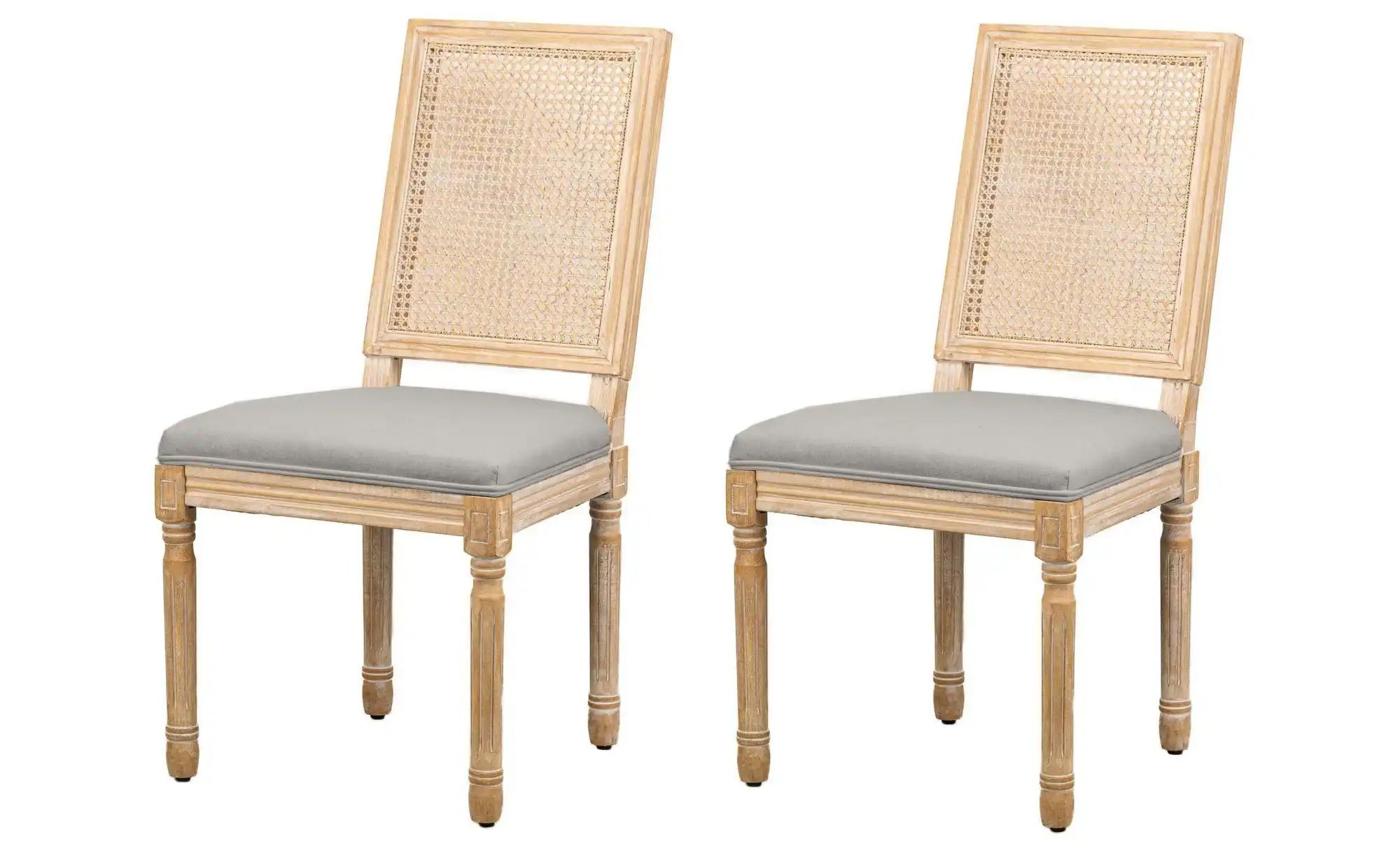 Stuhl 2er-Set Cambridge ¦ grau ¦ Maße (cm): B: 50 H: 98 Stühle > Polsterst günstig online kaufen