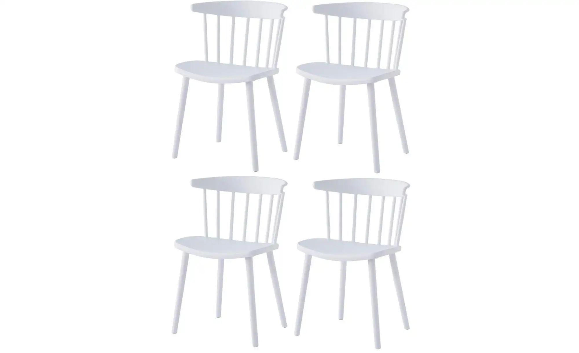 Stuhl 4er-Set  Exchange ¦ weiß ¦ Maße (cm): B: 46,5 H: 75 Stühle > Esszimme günstig online kaufen