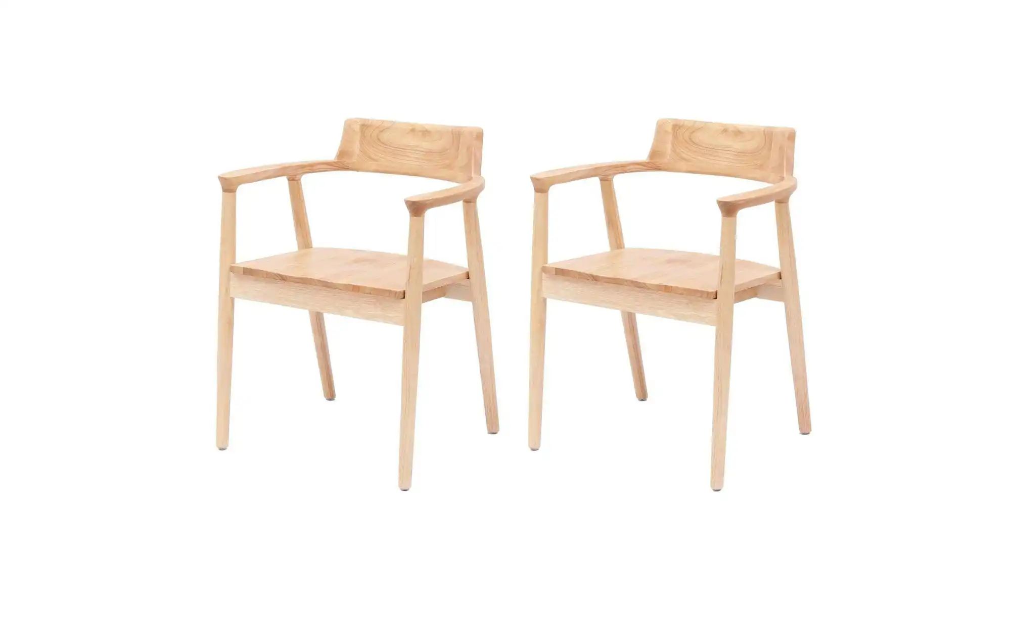 Stuhl 2er-Set  Cordoba ¦ holzfarben ¦ Maße (cm): B: 53,5 H: 75 Stühle > Hol günstig online kaufen