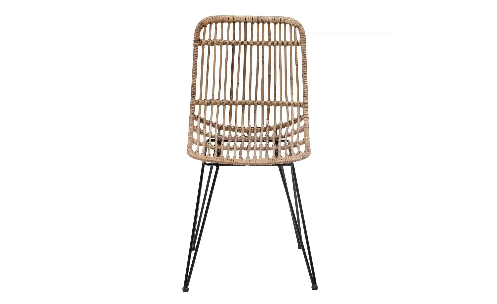 Stuhl 2er-Set  Lumpur ¦ holzfarben ¦ Maße (cm): B: 42 H: 82 Stühle > Rattan günstig online kaufen