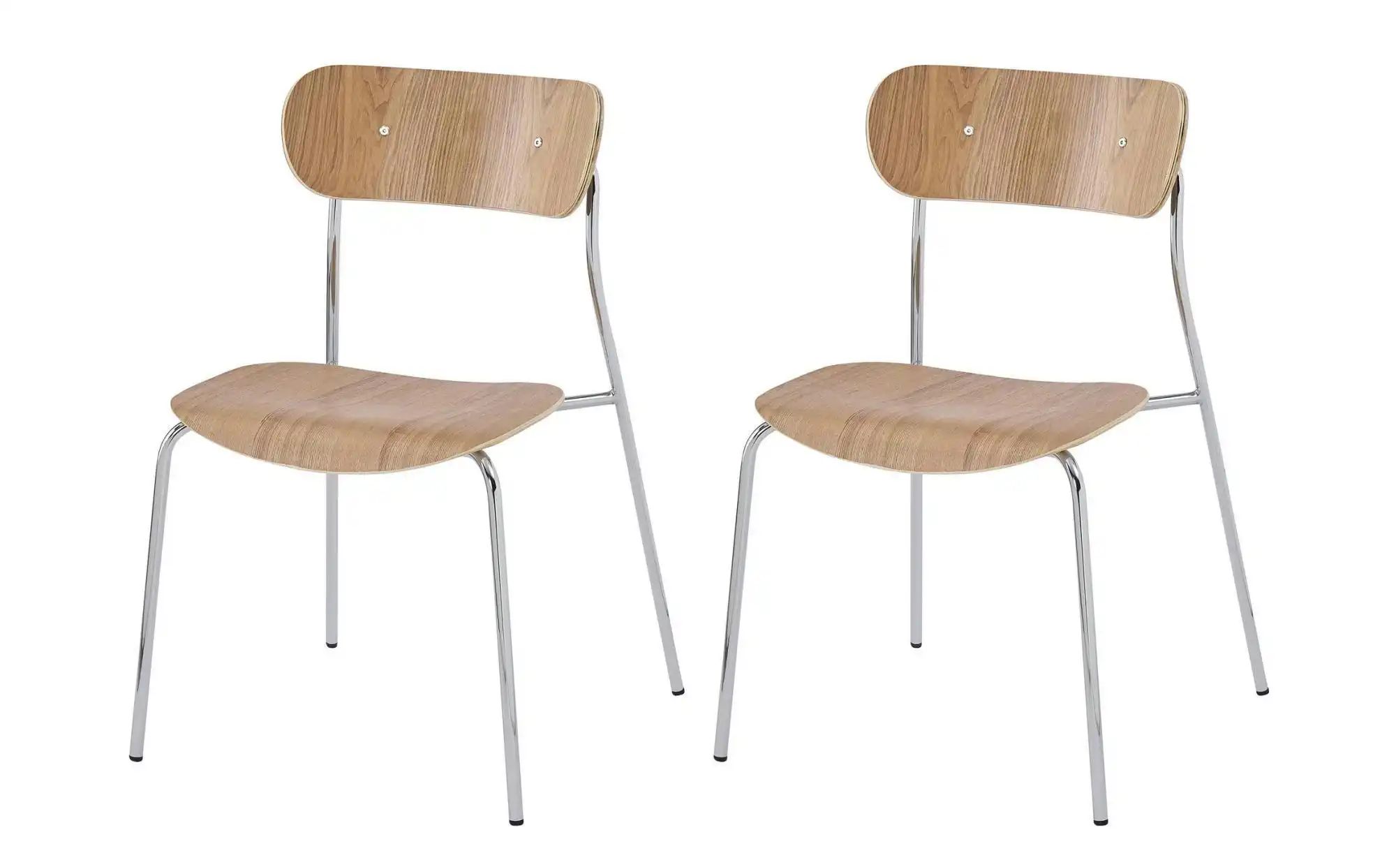 Stuhl 2er-Set  Lincoln ¦ braun ¦ Maße (cm): B: 51,5 H: 79 Stühle > Polsters günstig online kaufen