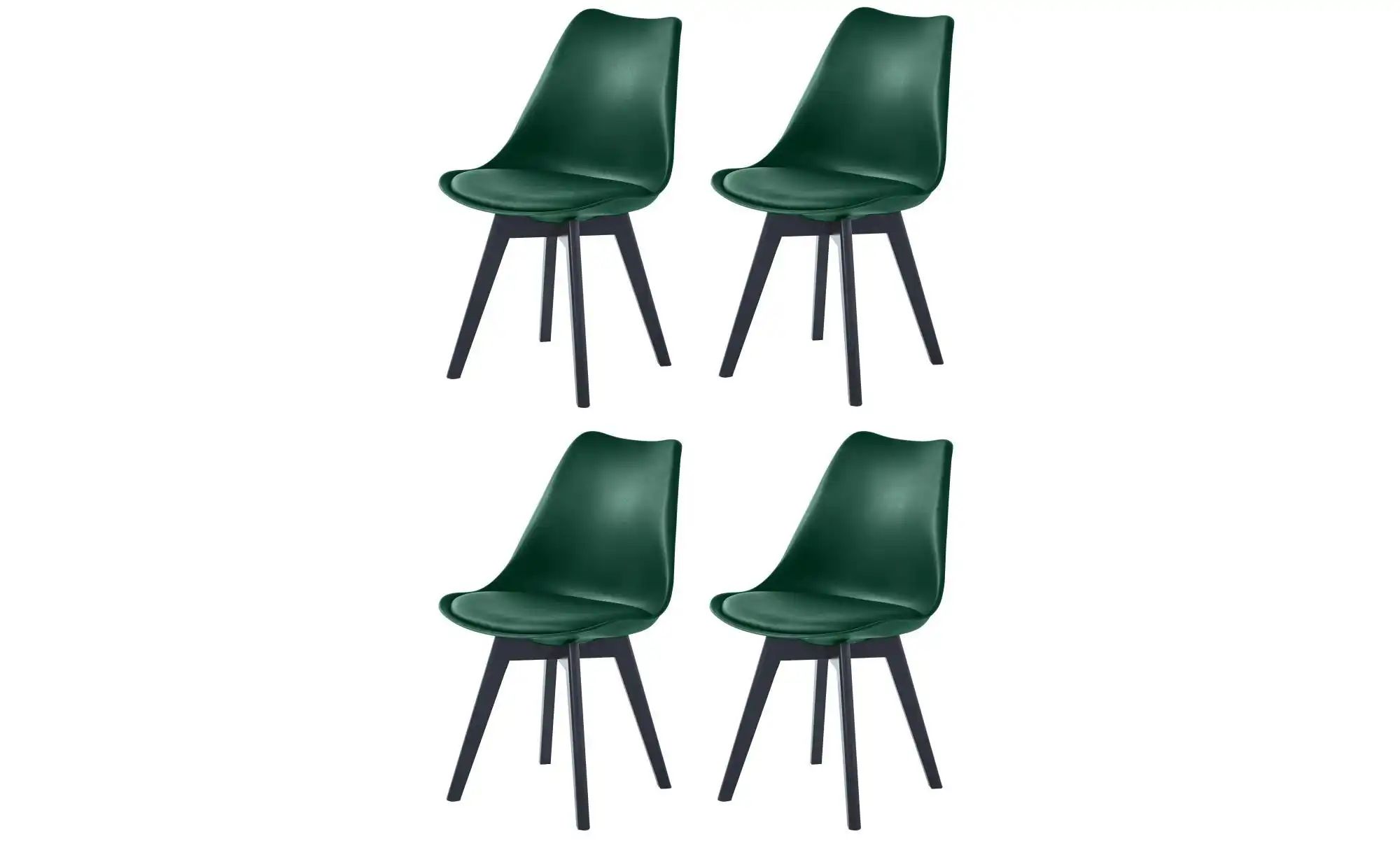 Stuhl 4er-Set  Esbjerg ¦ grün ¦ Maße (cm): B: 49 H: 84 Stühle > Esszimmerst günstig online kaufen