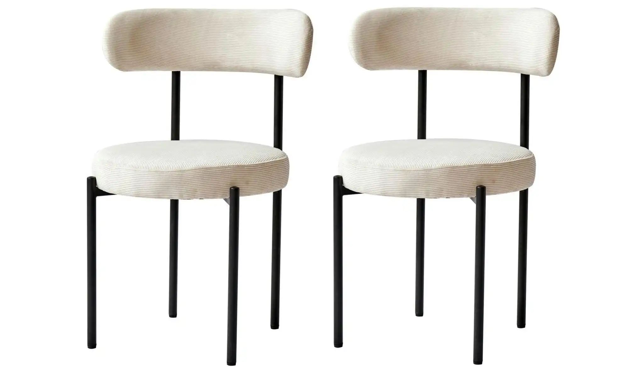 Stuhl 2er-Set Lars ¦ beige ¦ Maße (cm): B: 47 H: 79 Stühle > Polsterstühle günstig online kaufen