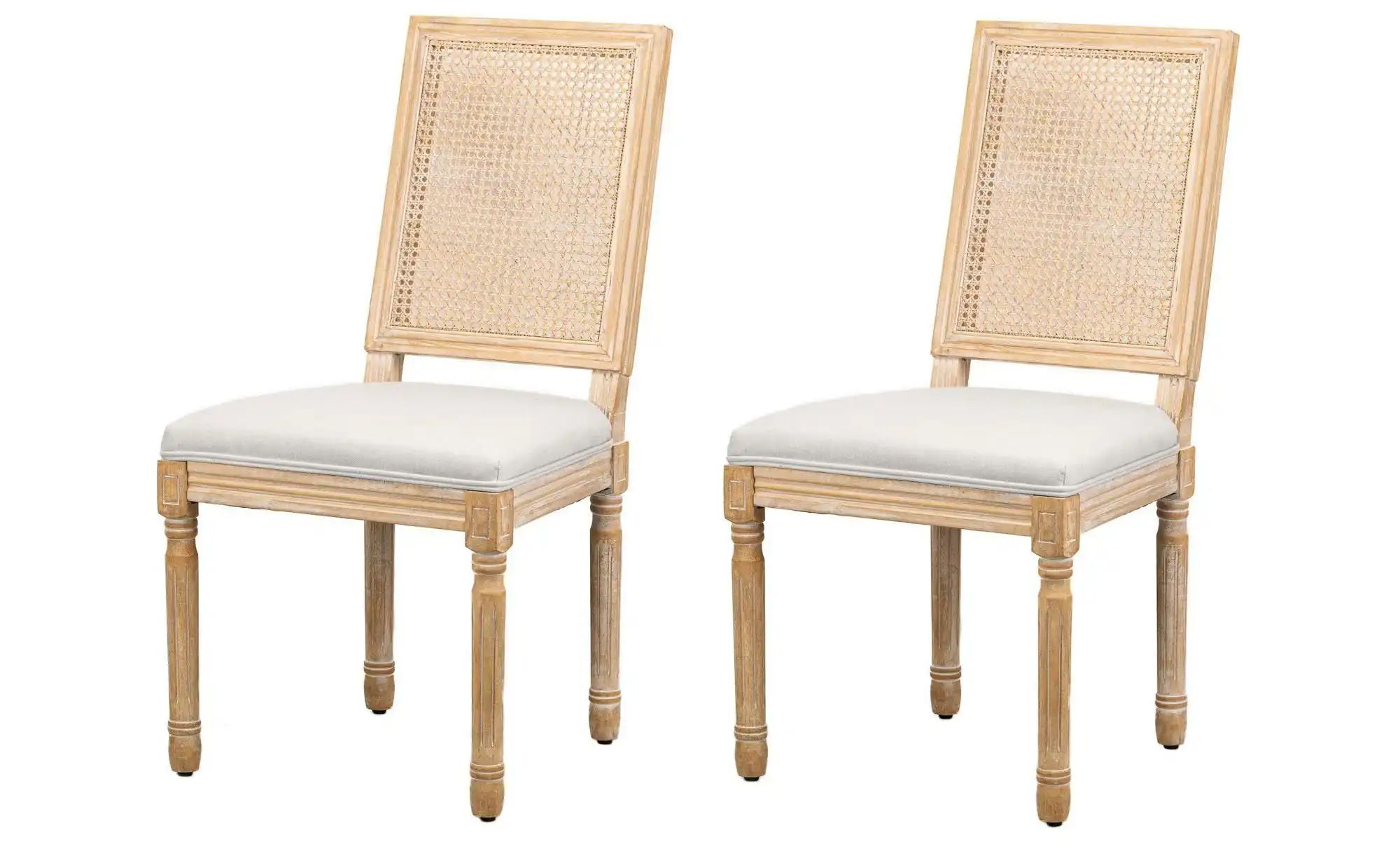 Stuhl 2er-Set  Cambridge ¦ holzfarben ¦ Maße (cm): B: 50 H: 98 Stühle > Pol günstig online kaufen
