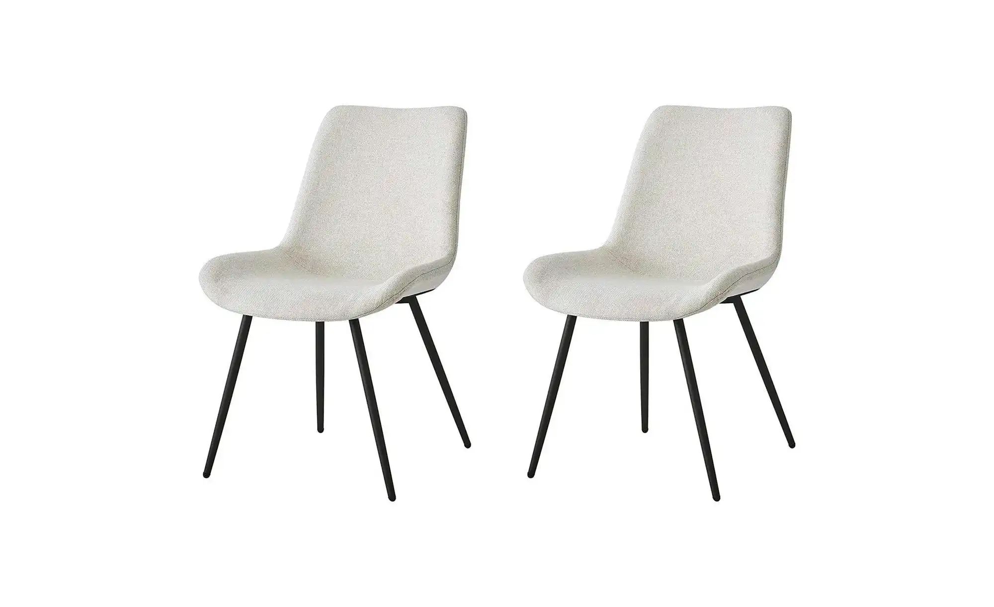 Stuhl 2er-Set  Koge ¦ beige ¦ Maße (cm): B: 54 H: 84 Stühle > Polsterstühle günstig online kaufen