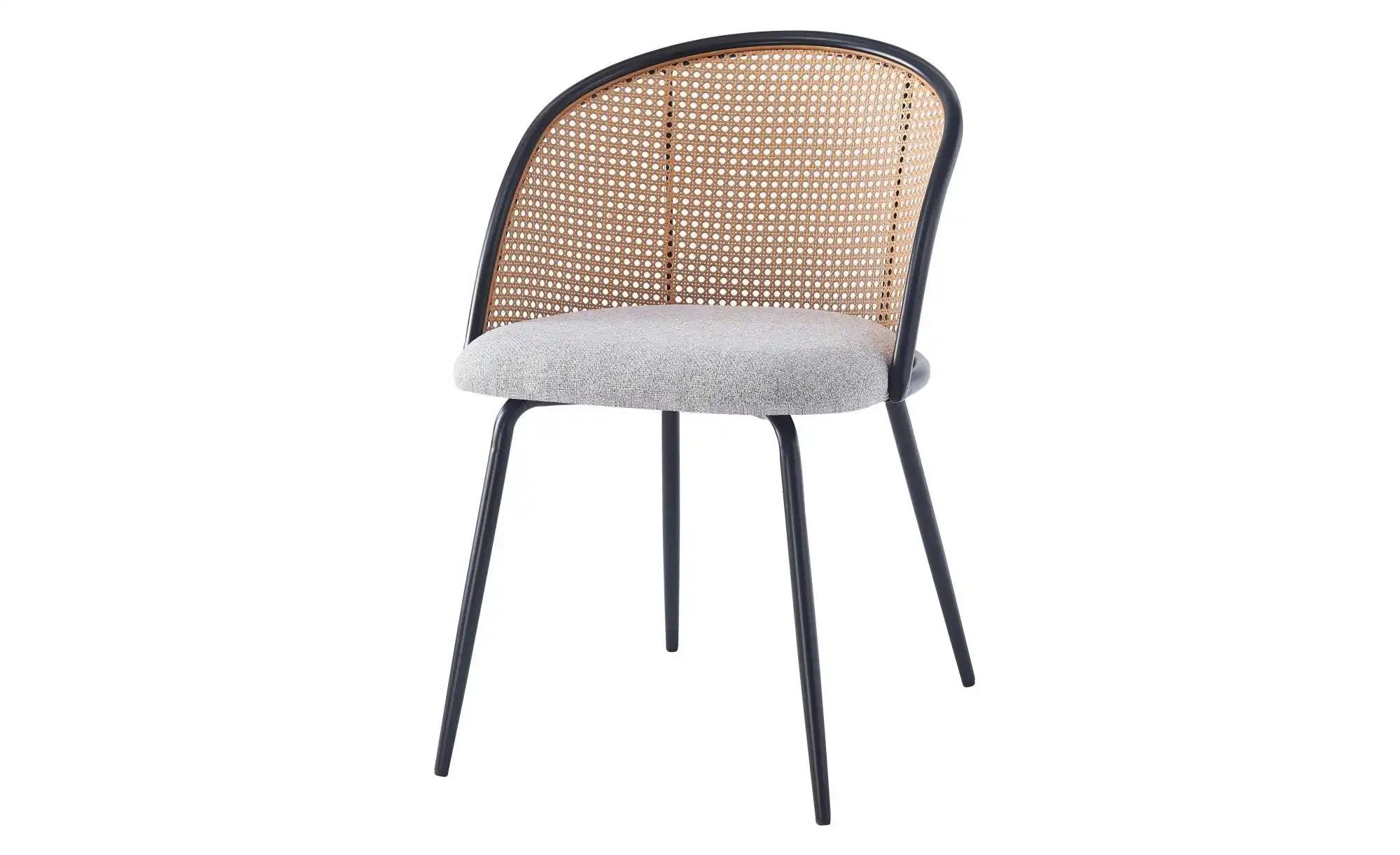 Stuhl 2er-Set  Kobe ¦ grau ¦ Maße (cm): B: 53 H: 77 Stühle > Polsterstühle günstig online kaufen