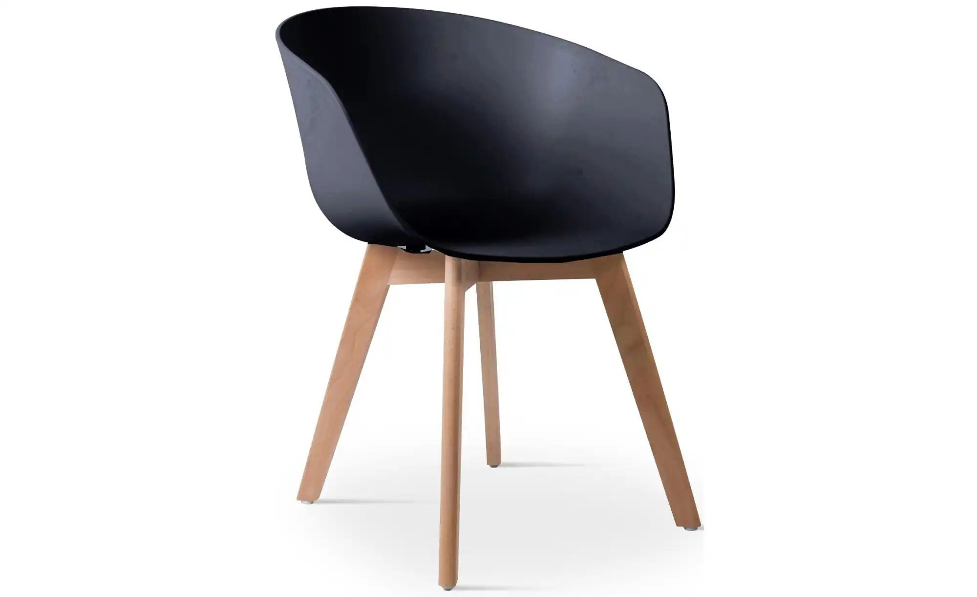 Stuhl 4er-Set  Alborg ¦ schwarz ¦ Maße (cm): B: 55 H: 76 Stühle > Esszimmer günstig online kaufen