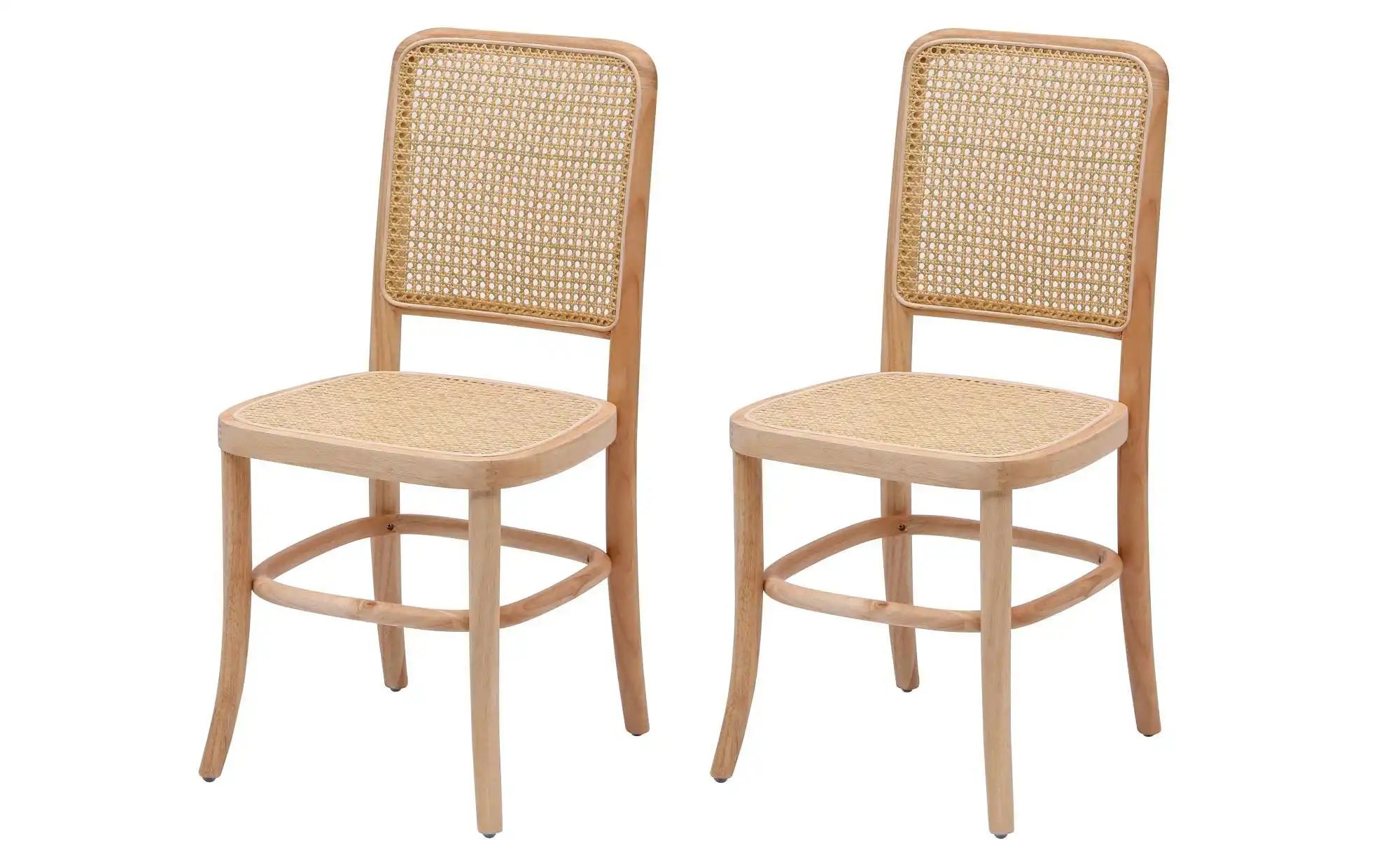 Stuhl 2er-Set  Caracas ¦ holzfarben ¦ Maße (cm): B: 44 H: 90 Stühle > Holzs günstig online kaufen