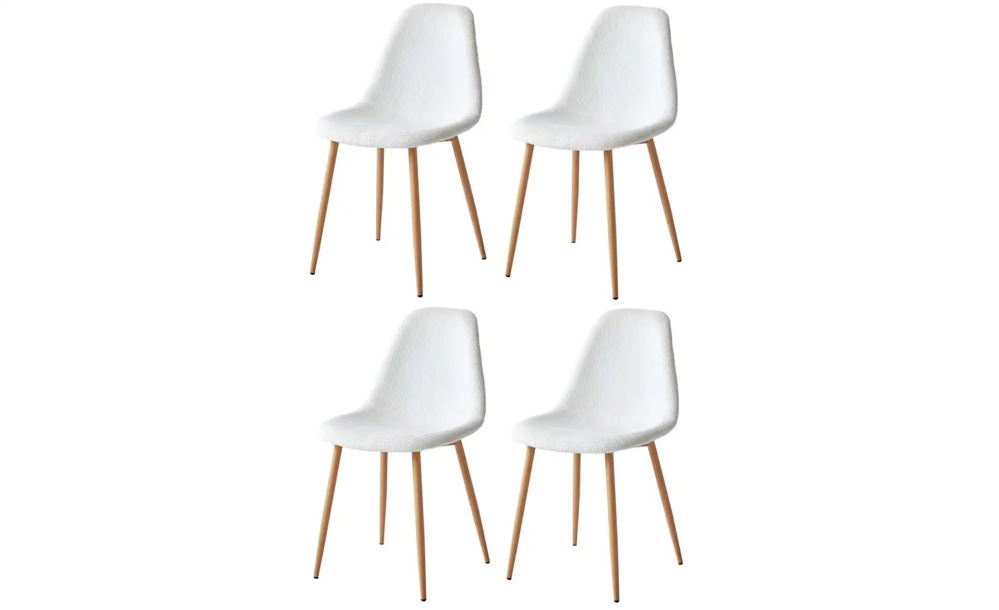 Stuhl 4er-Set  Copenhagen ¦ beige ¦ Maße (cm): B: 46,5 H: 86 Stühle > Polst günstig online kaufen