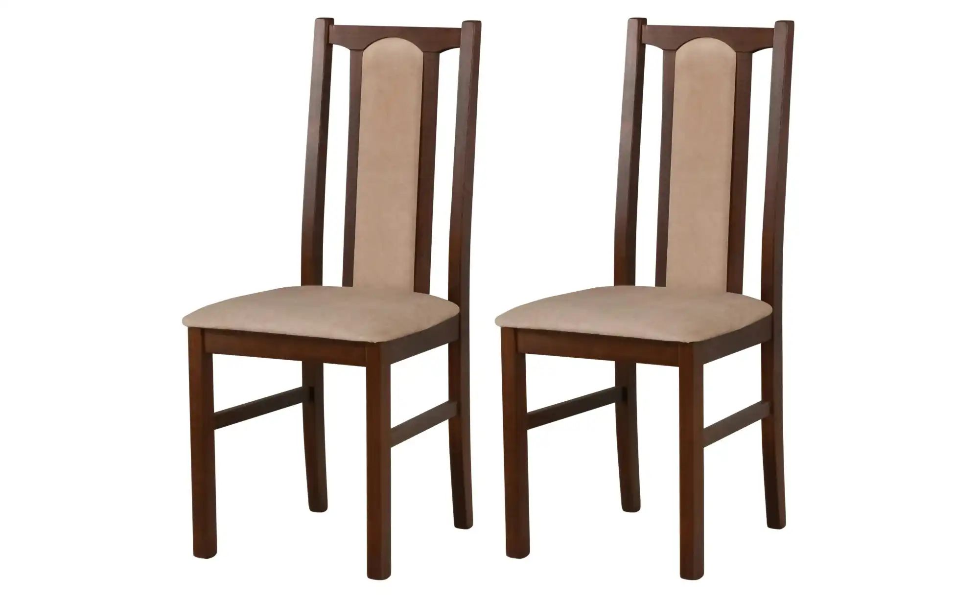 Esszimmerstuhl 2er-Set   ¦ braun ¦ Maße (cm): B: 43 H: 94 Stühle > Küchenst günstig online kaufen