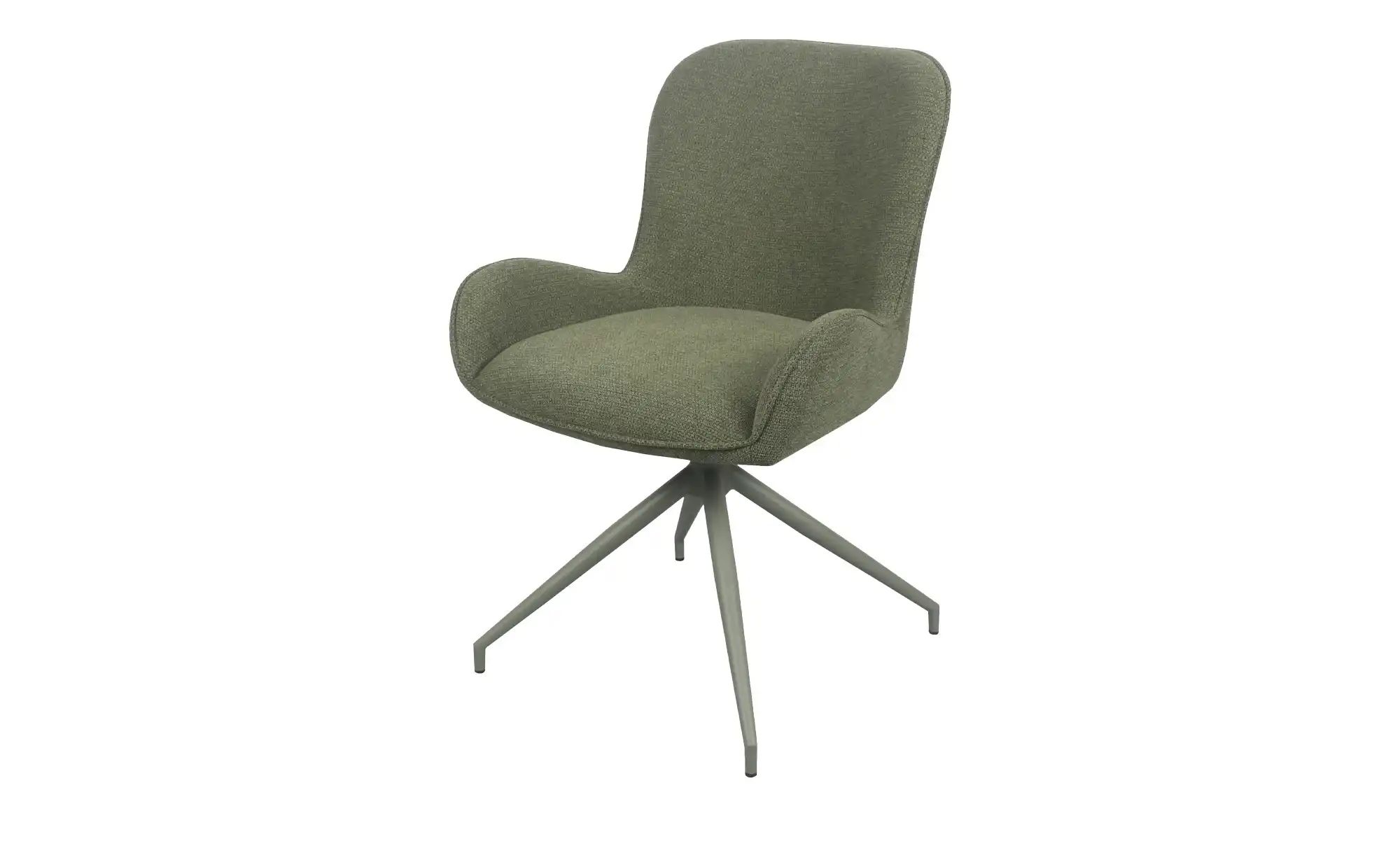 Stuhl drehbar  Inari ¦ grün ¦ Maße (cm): B: 58 H: 84 T: 60.0 Stühle > Küche günstig online kaufen