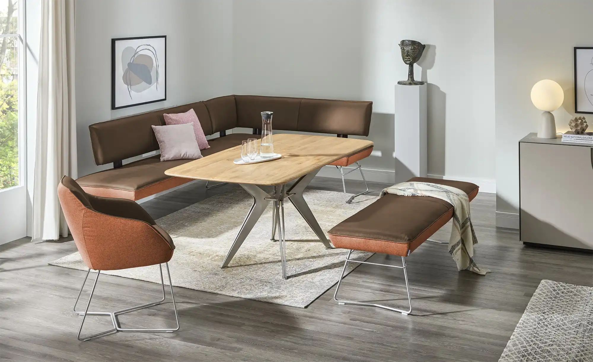 Thumbnail - KOINOR Hockerbank  Dining System 2 ¦ braun ¦ Maße (cm): B: 170 H: 49 T: 54.0 Bänke > Einzelbänke - Höffner