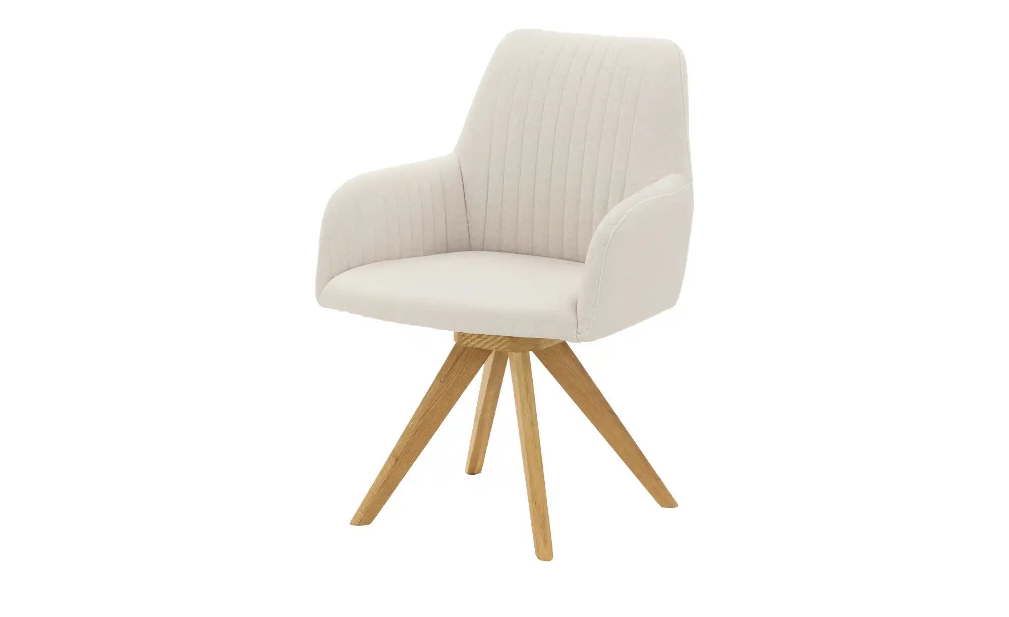 smart Armlehnstuhl drehbar Frederik ¦ creme ¦ Maße (cm): B: 59 H: 87 T: 66. günstig online kaufen