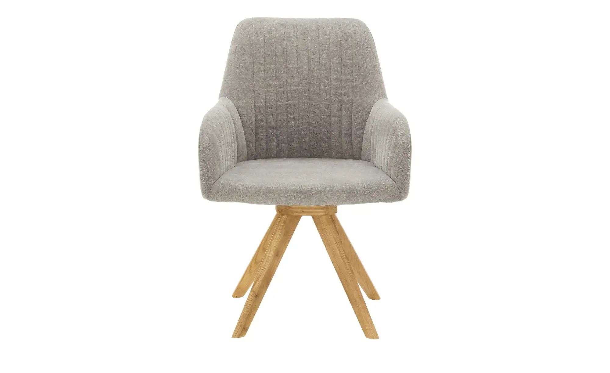 Thumbnail - smart Armlehnstuhl drehbar Frederik ¦ grau ¦ Maße (cm): B: 59 H: 87 T: 66.0 Stühle > Esszimmerstühle > Esszimmerstühle m...