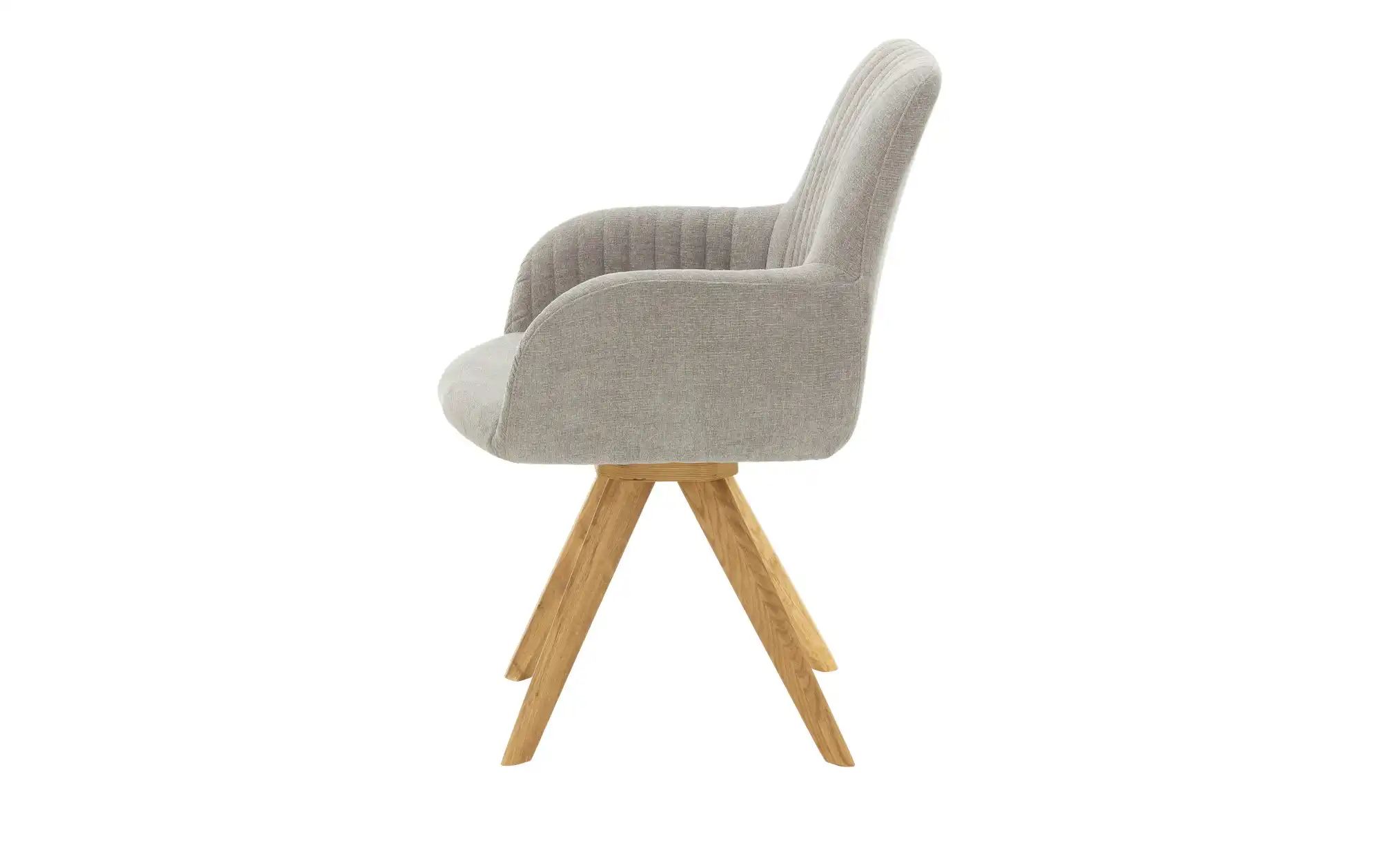 Thumbnail - smart Armlehnstuhl drehbar Frederik ¦ grau ¦ Maße (cm): B: 59 H: 87 T: 66.0 Stühle > Esszimmerstühle > Esszimmerstühle m...