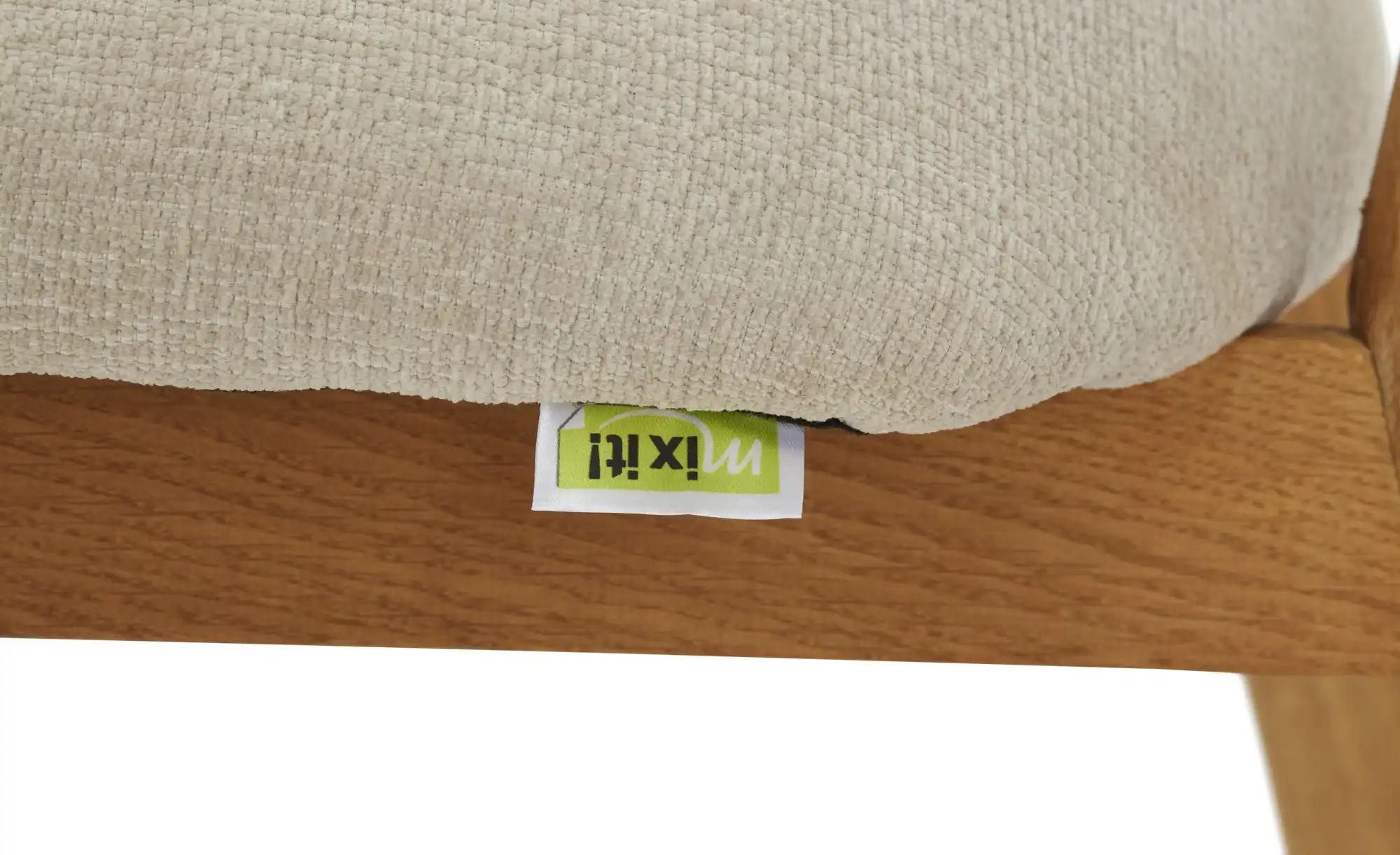 Thumbnail - smart Armlehnstuhl aus Wildeiche massiv Stellan ¦ beige ¦ Maße (cm): B: 55 H: 87 T: 61.0 Stühle > Esszimmerstühle > Essz...