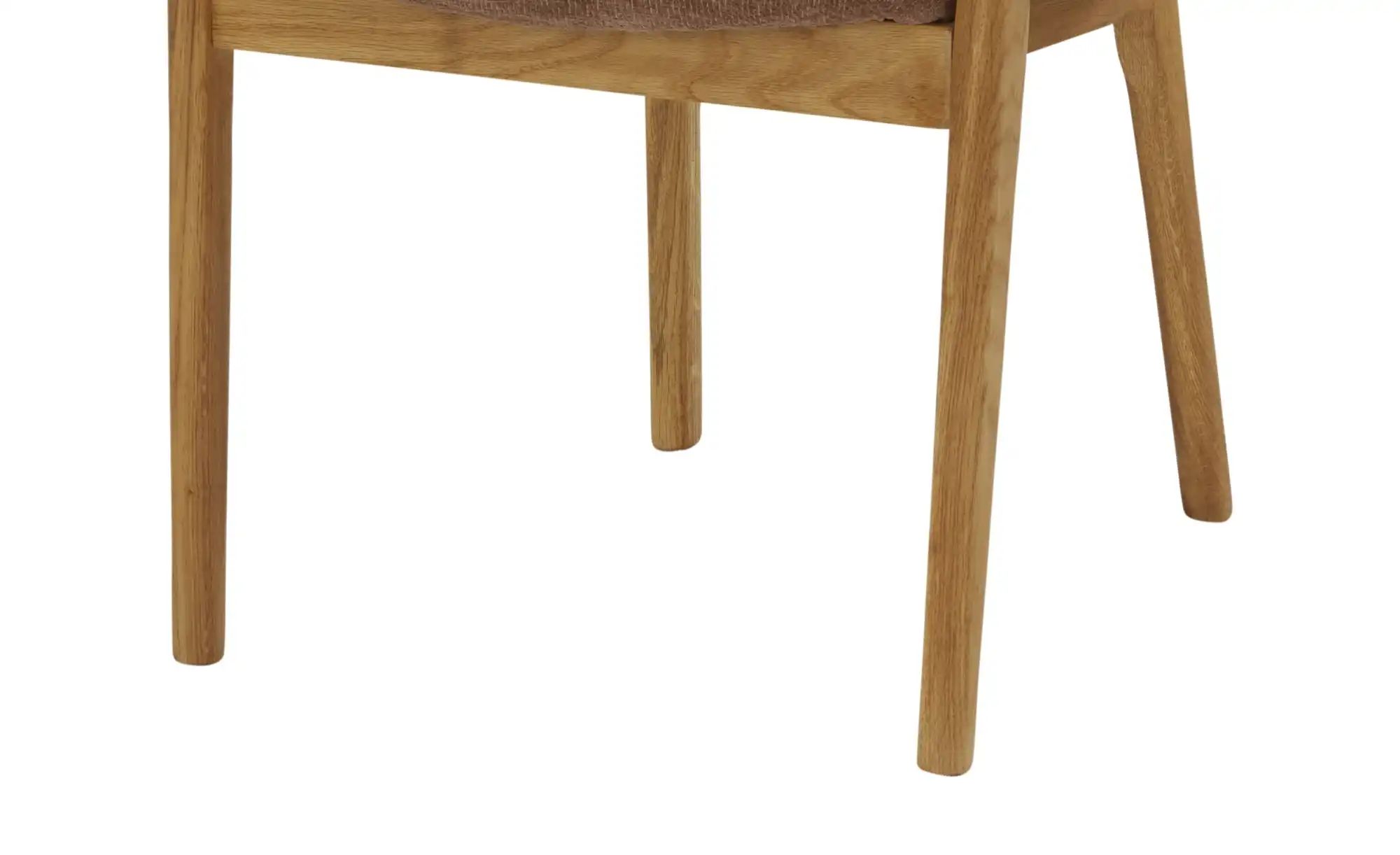 smart Armlehnstuhl aus Wildeiche massiv Stellan ¦ rot ¦ Maße (cm): B: 55 H: günstig online kaufen