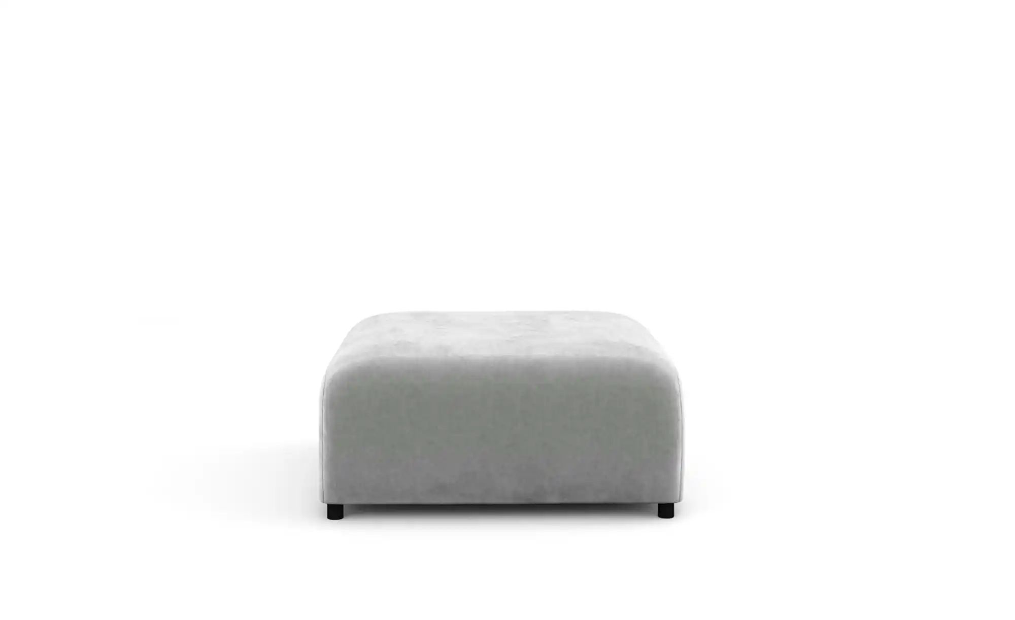 Hocker  Zanzibar  ¦ grau ¦ Maße (cm): B: 88 H: 42 Polstermöbel > Hocker - H günstig online kaufen