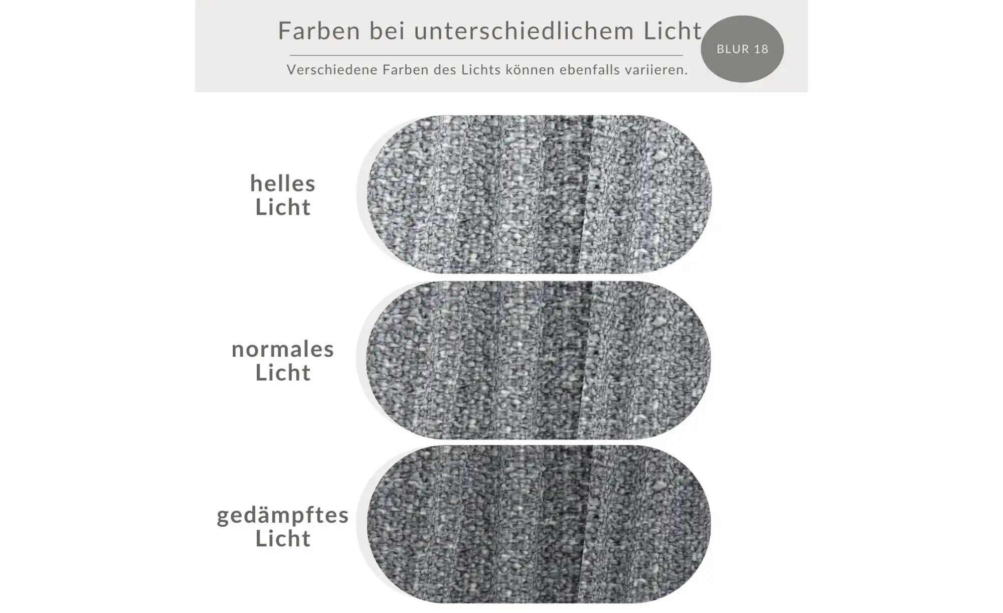 Thumbnail - Hocker Zanzibar ¦ grau ¦ Maße (cm): B: 88 H: 42 Polstermöbel > Hocker - Höffner