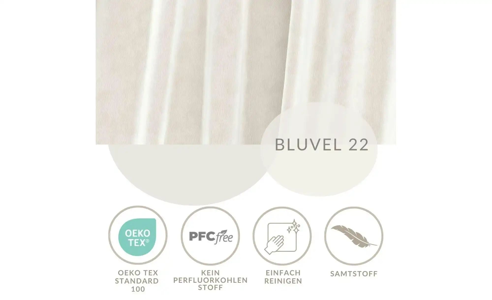 Thumbnail - Hocker Zanzibar ¦ creme ¦ Maße (cm): B: 88 H: 42 Polstermöbel > Hocker - Höffner