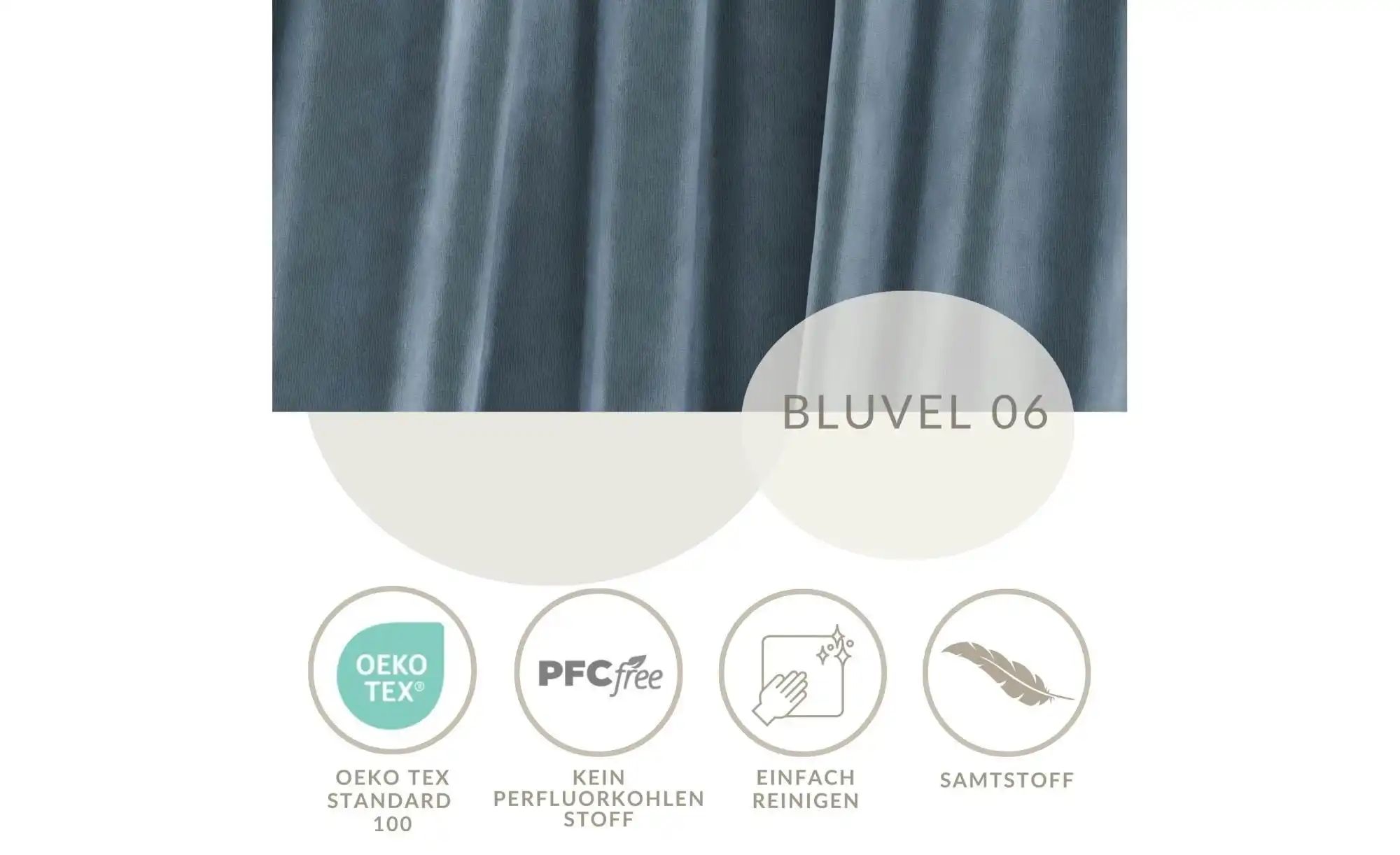 Thumbnail - Hocker Zanzibar ¦ blau ¦ Maße (cm): B: 88 H: 42 Polstermöbel > Hocker - Höffner