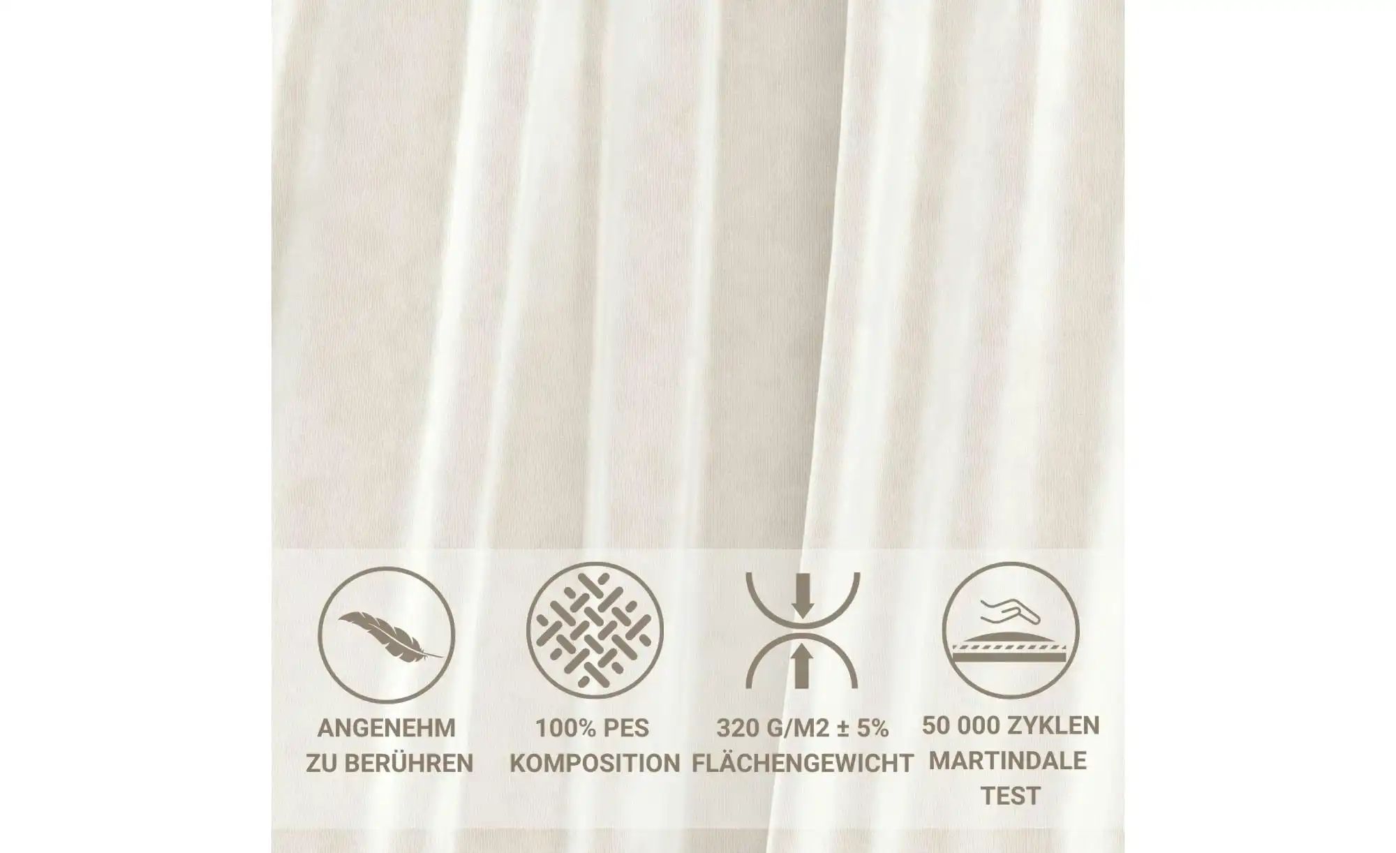 Thumbnail - Hocker  Zanzibar ¦ creme ¦ Maße (cm): B: 110 H: 42 Polstermöbel > Hocker - Höffner