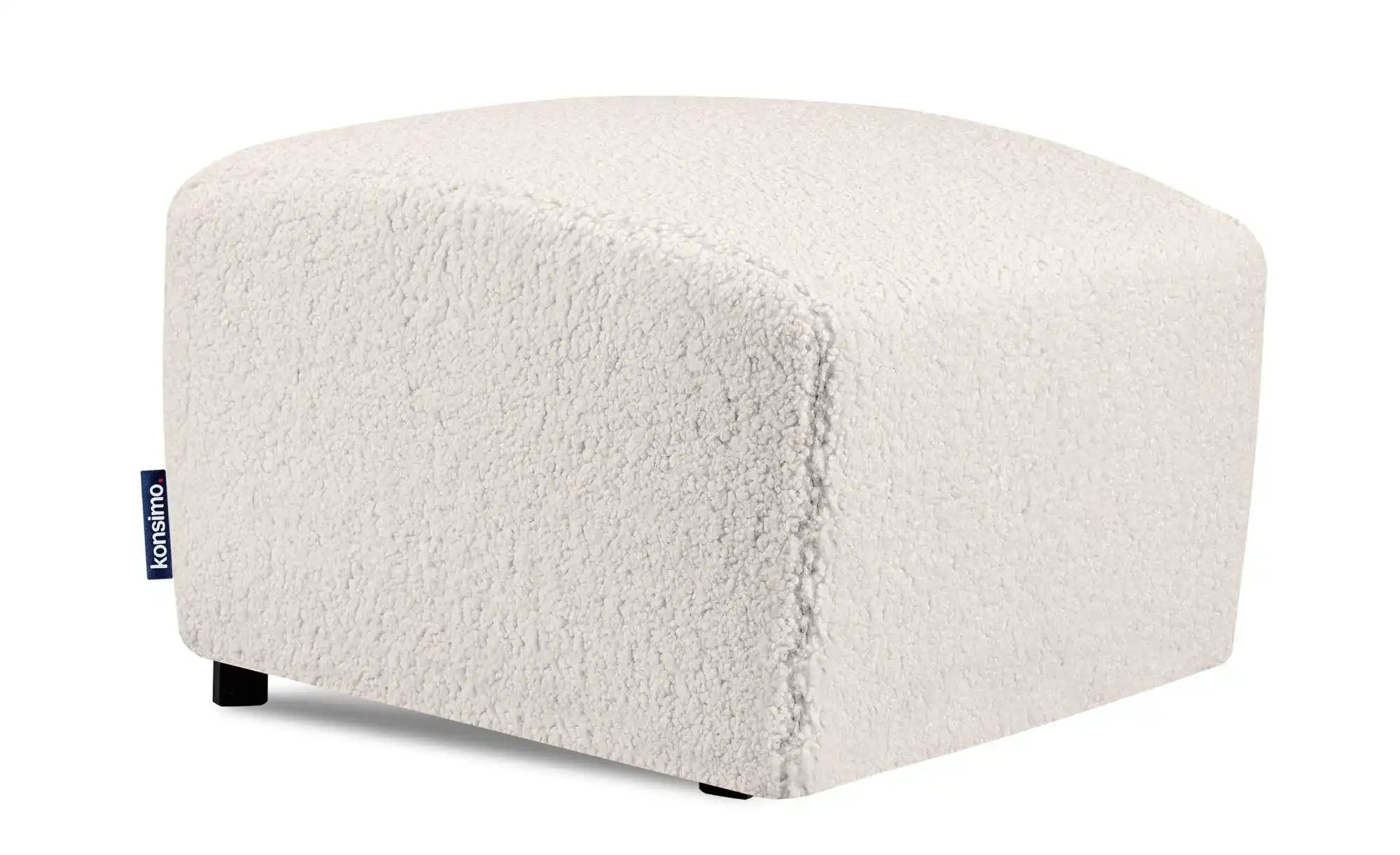 KONSIMO Hocker ¦ creme ¦ Maße (cm): B: 60 H: 45 Polstermöbel > Hocker - H günstig online kaufen