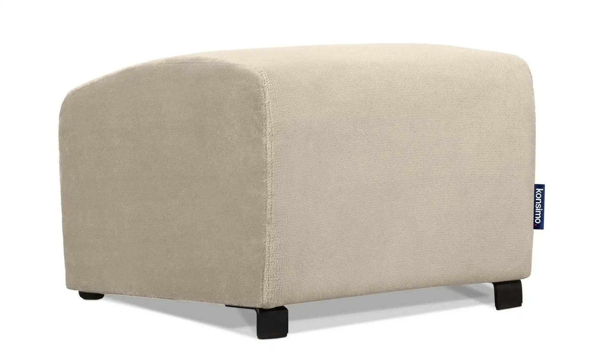 KONSIMO Hocker   ¦ creme ¦ Maße (cm): B: 60 H: 45 Polstermöbel > Hocker - H günstig online kaufen