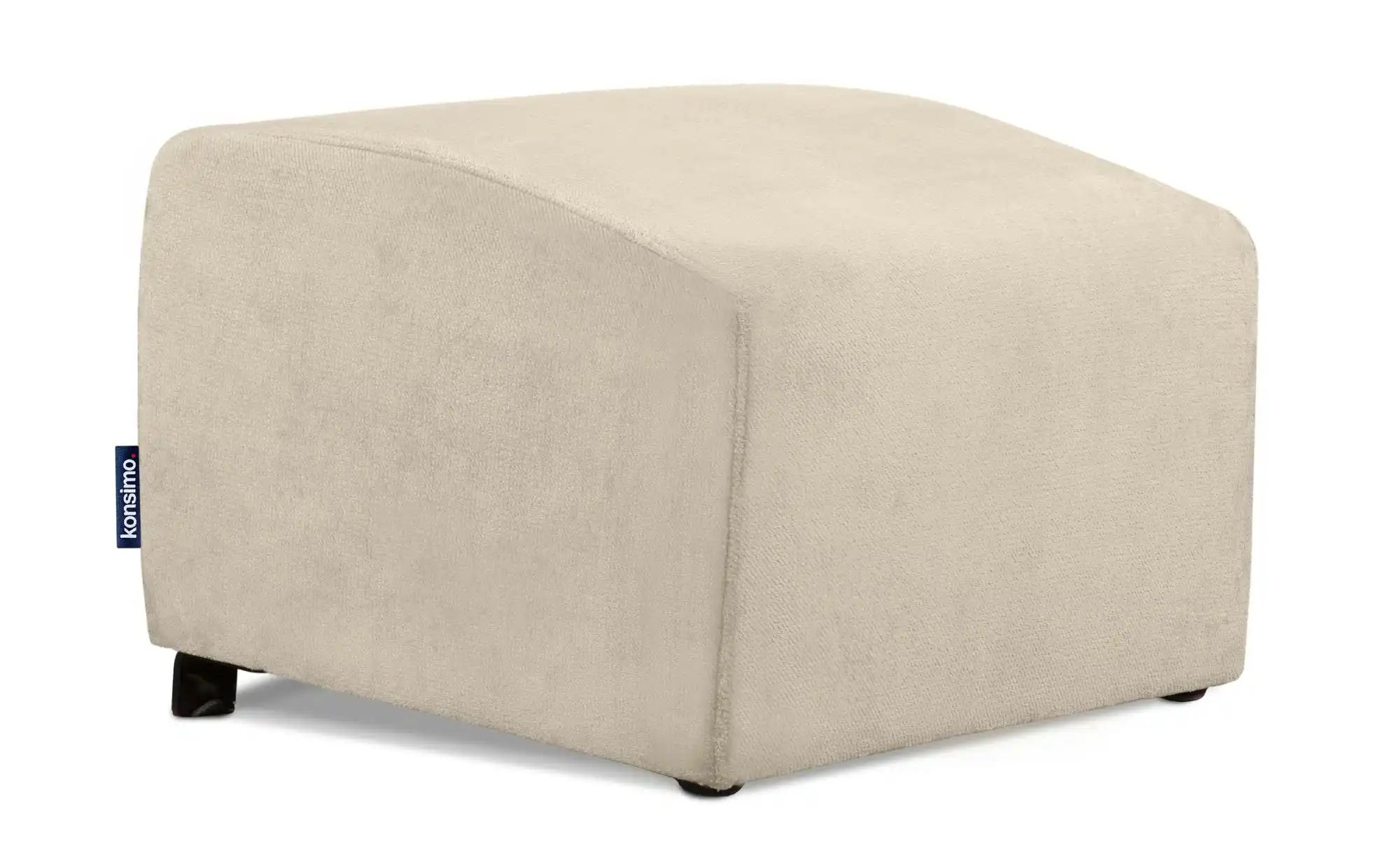 KONSIMO Hocker   ¦ creme ¦ Maße (cm): B: 60 H: 45 Polstermöbel > Hocker - H günstig online kaufen