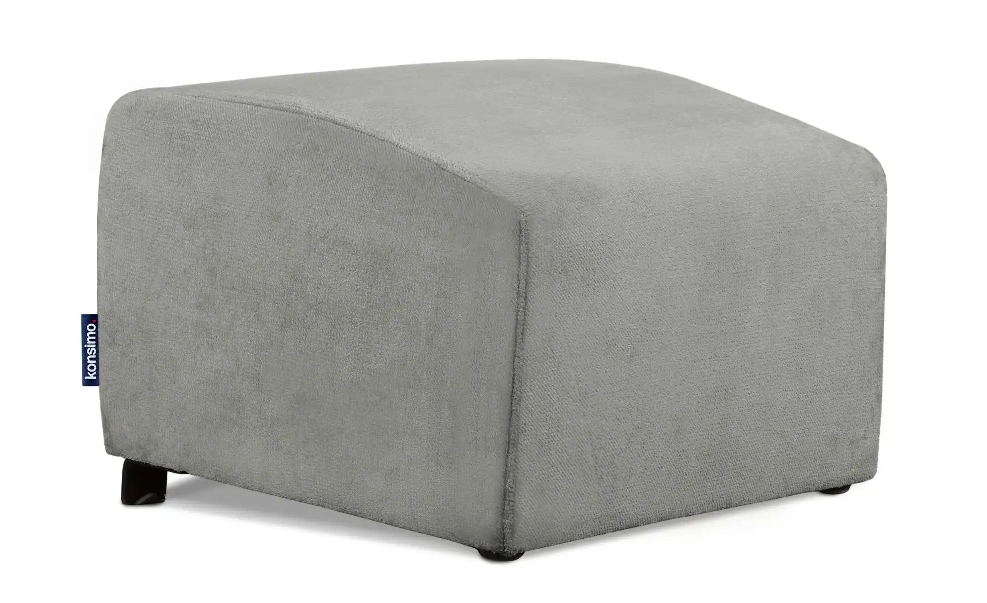 KONSIMO Hocker   ¦ grau ¦ Maße (cm): B: 60 H: 45 Polstermöbel > Hocker - Hö günstig online kaufen