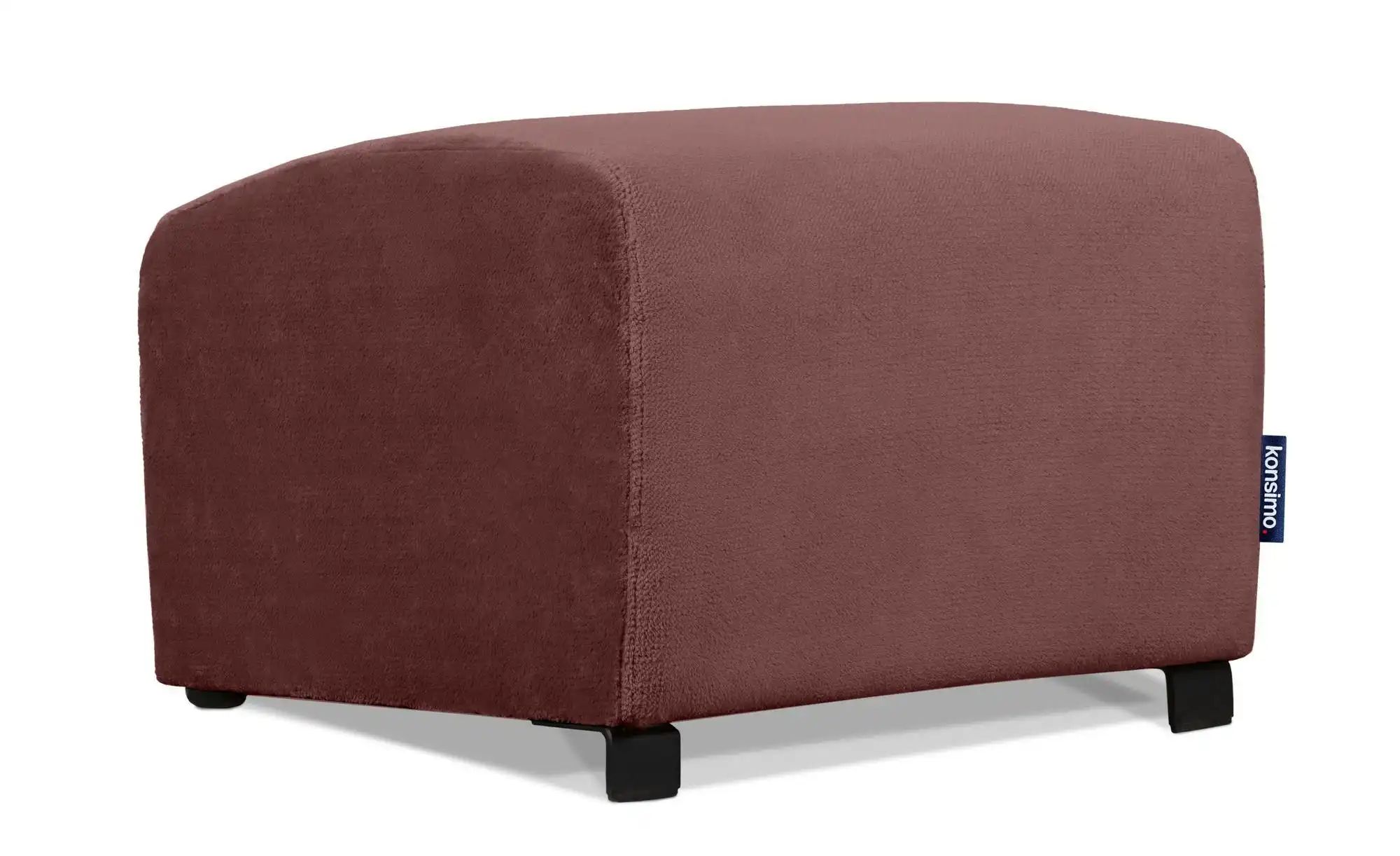 KONSIMO Hocker   ¦ rosa/pink ¦ Maße (cm): B: 60 H: 45 Polstermöbel > Hocker günstig online kaufen