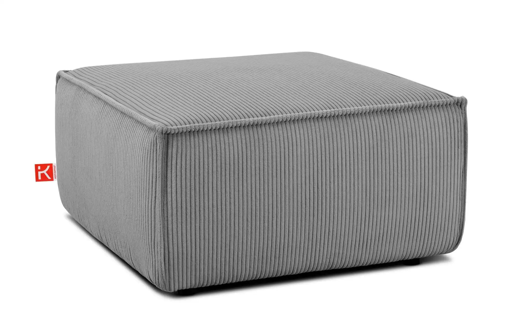 KONSIMO Hocker   ¦ grau ¦ Maße (cm): B: 83 H: 45 Polstermöbel > Hocker - Hö günstig online kaufen