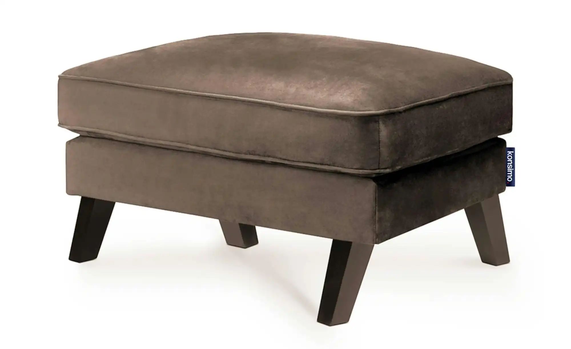 KONSIMO Hocker   ¦ braun ¦ Maße (cm): B: 82 H: 46 Polstermöbel > Hocker - H günstig online kaufen