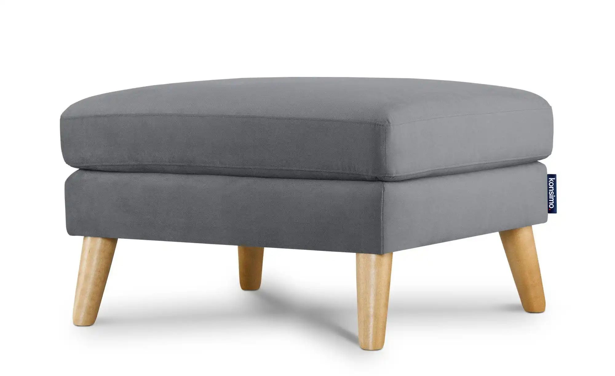 KONSIMO Hocker   ¦ grau ¦ Maße (cm): B: 80 H: 46 Polstermöbel > Hocker - Hö günstig online kaufen