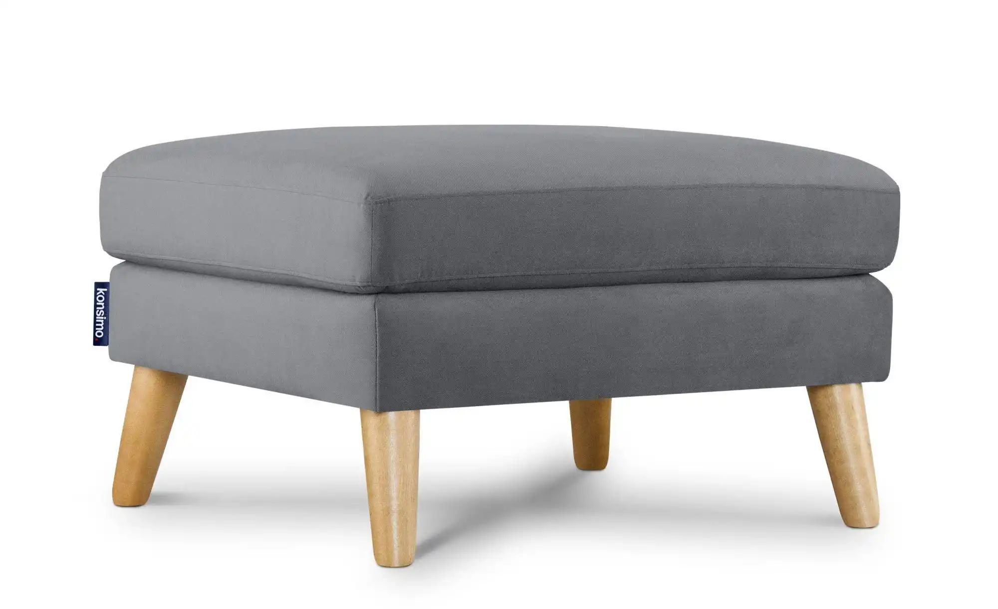 Thumbnail - KONSIMO Hocker  Tagio ¦ grau ¦ Maße (cm): B: 80 H: 46 Polstermöbel > Hocker - Höffner