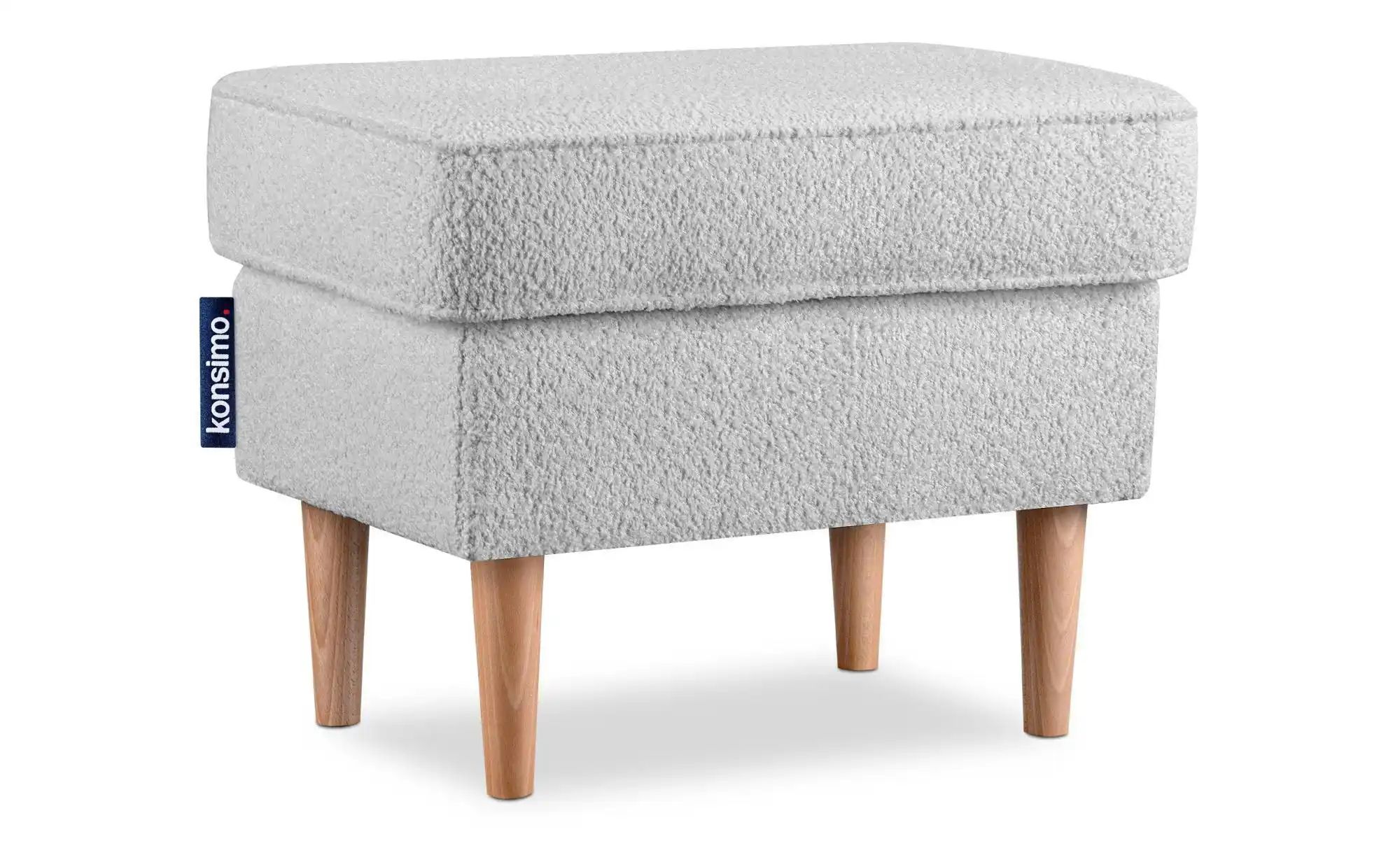 Thumbnail - KONSIMO Hocker  Stralis ¦ grau ¦ Maße (cm): B: 41 H: 43 Polstermöbel > Hocker - Höffner