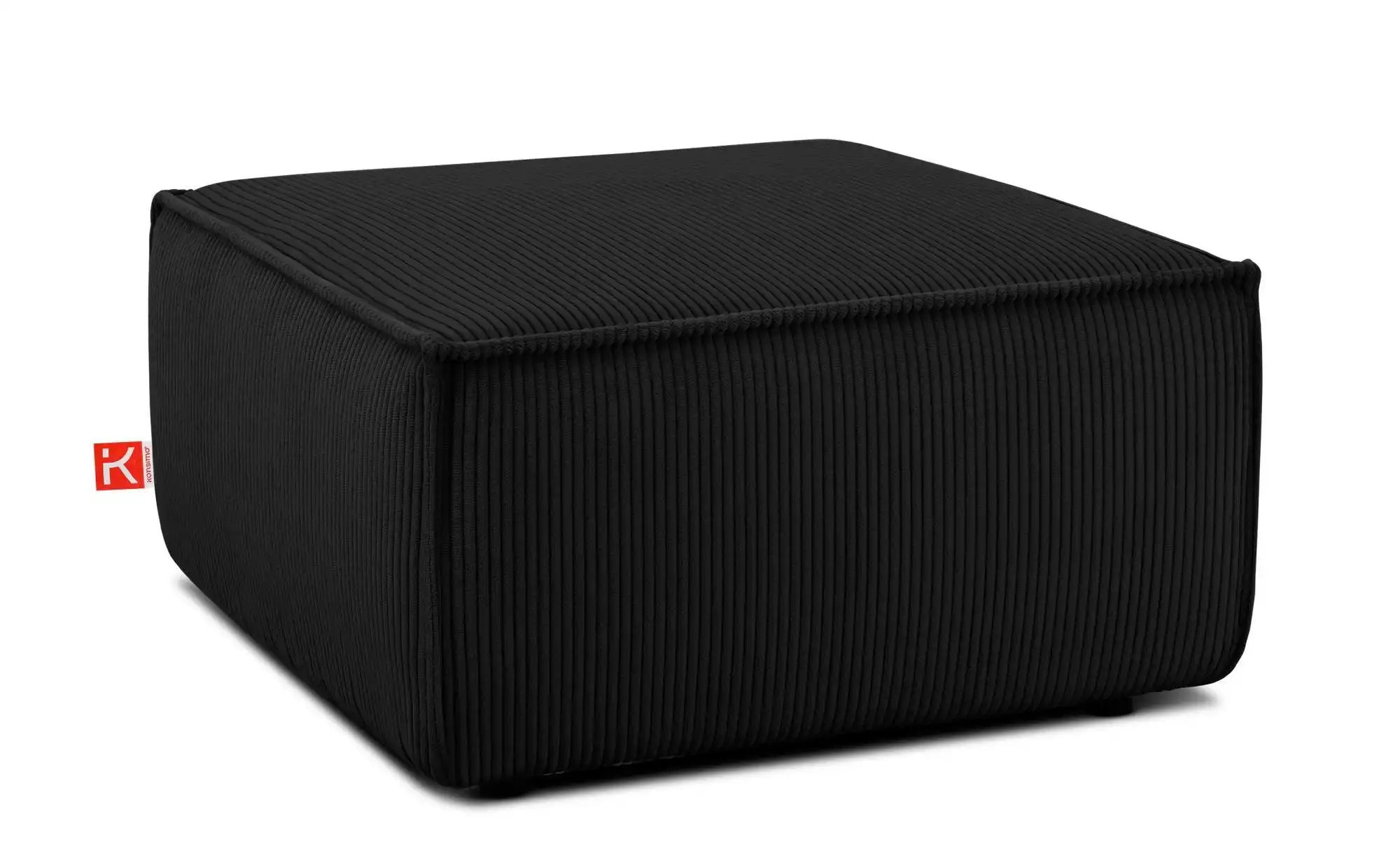 KONSIMO Hocker   ¦ schwarz ¦ Maße (cm): B: 83 H: 45 Polstermöbel > Hocker - günstig online kaufen