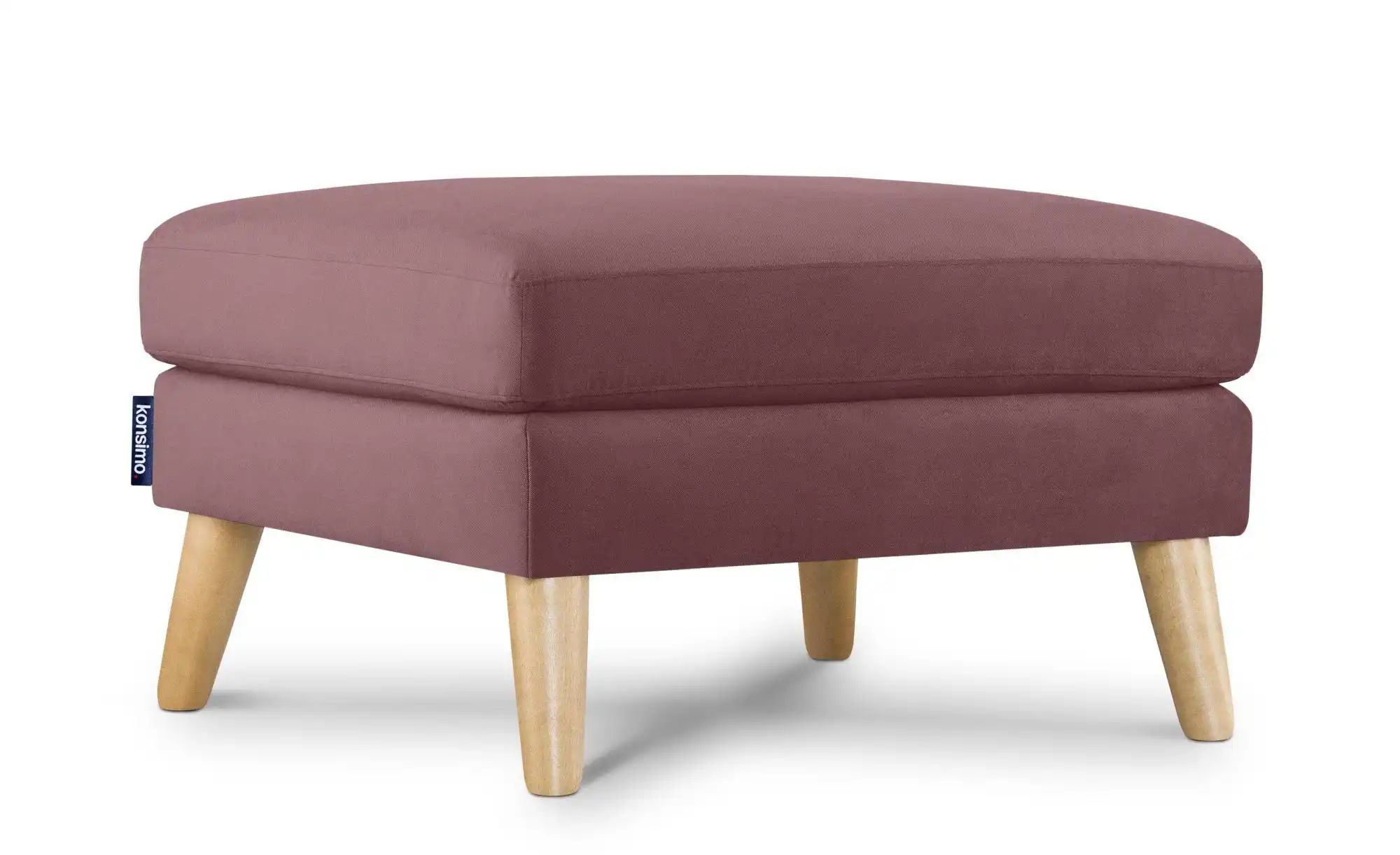 KONSIMO Hocker   ¦ rosa/pink ¦ Maße (cm): B: 80 H: 46 Polstermöbel > Hocker günstig online kaufen