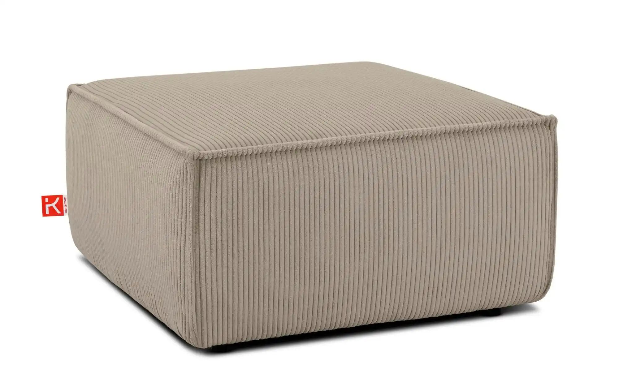 KONSIMO Hocker   ¦ beige ¦ Maße (cm): B: 83 H: 45 Polstermöbel > Hocker - H günstig online kaufen